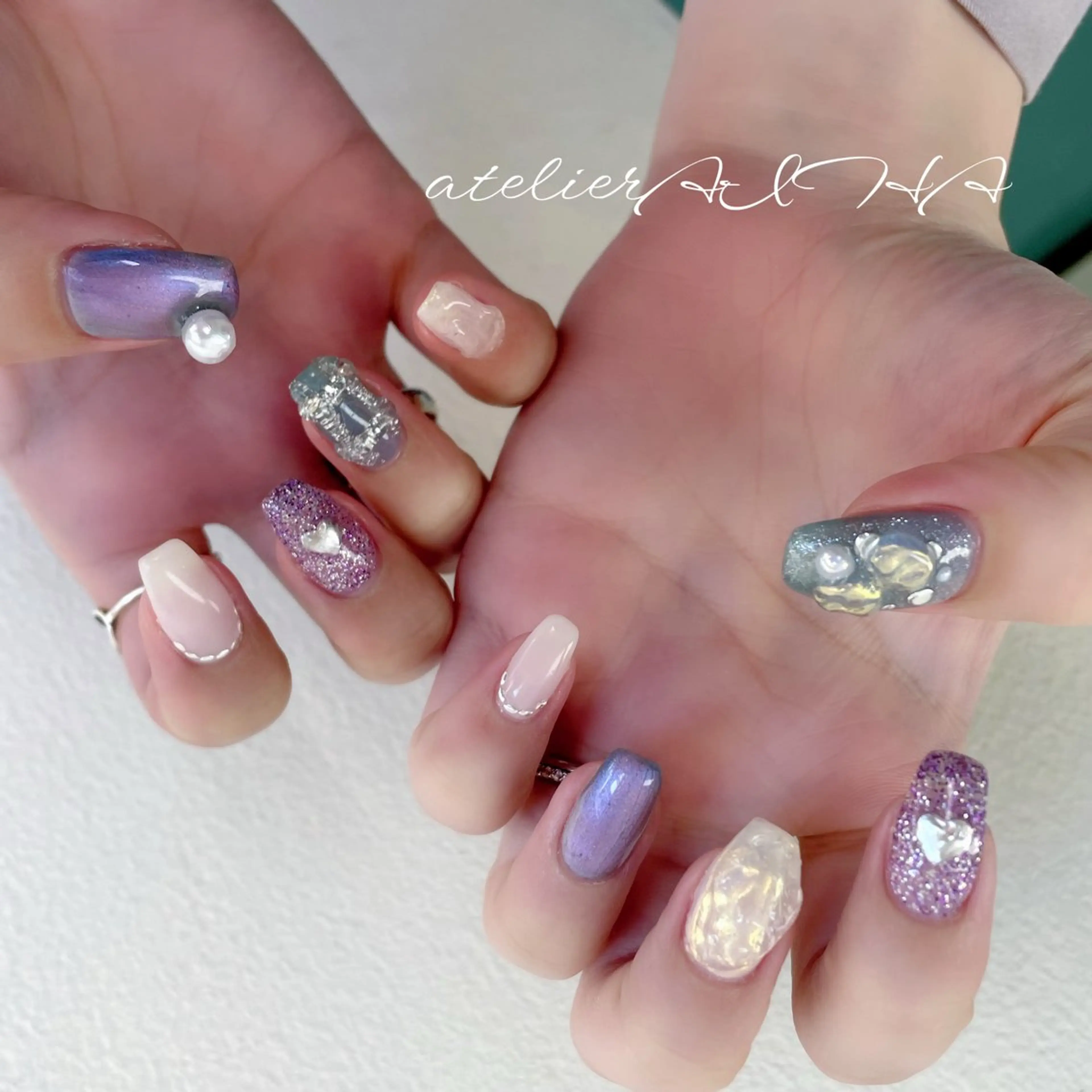 ネイル ハンドネイル アトリエAIHA所属・アトリエAIHA★ フィルイン推奨サロンのネイルデザイン