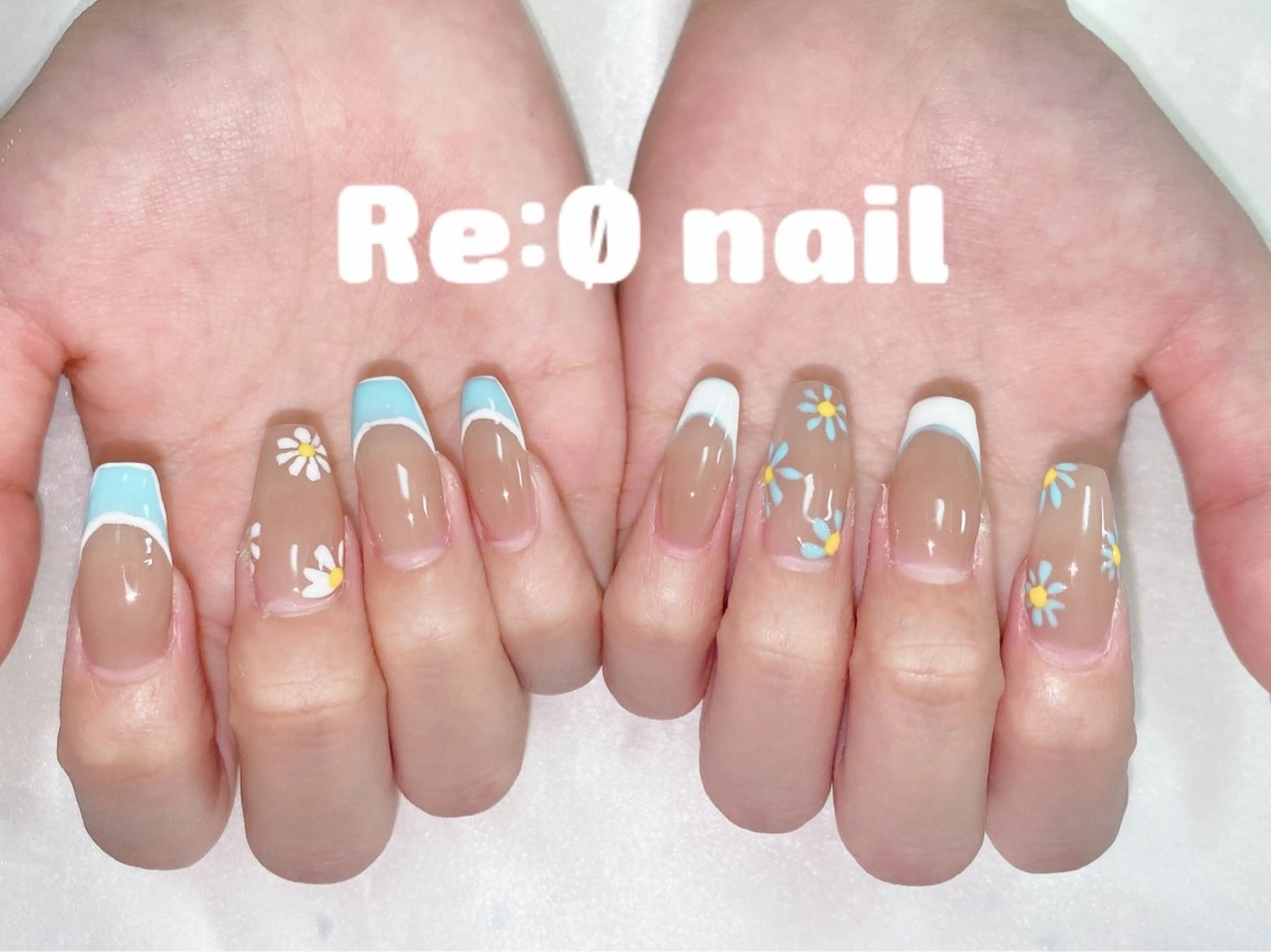 ネイル ハンドネイル Re:Ø nail 🩵TSUJIのネイルデザイン