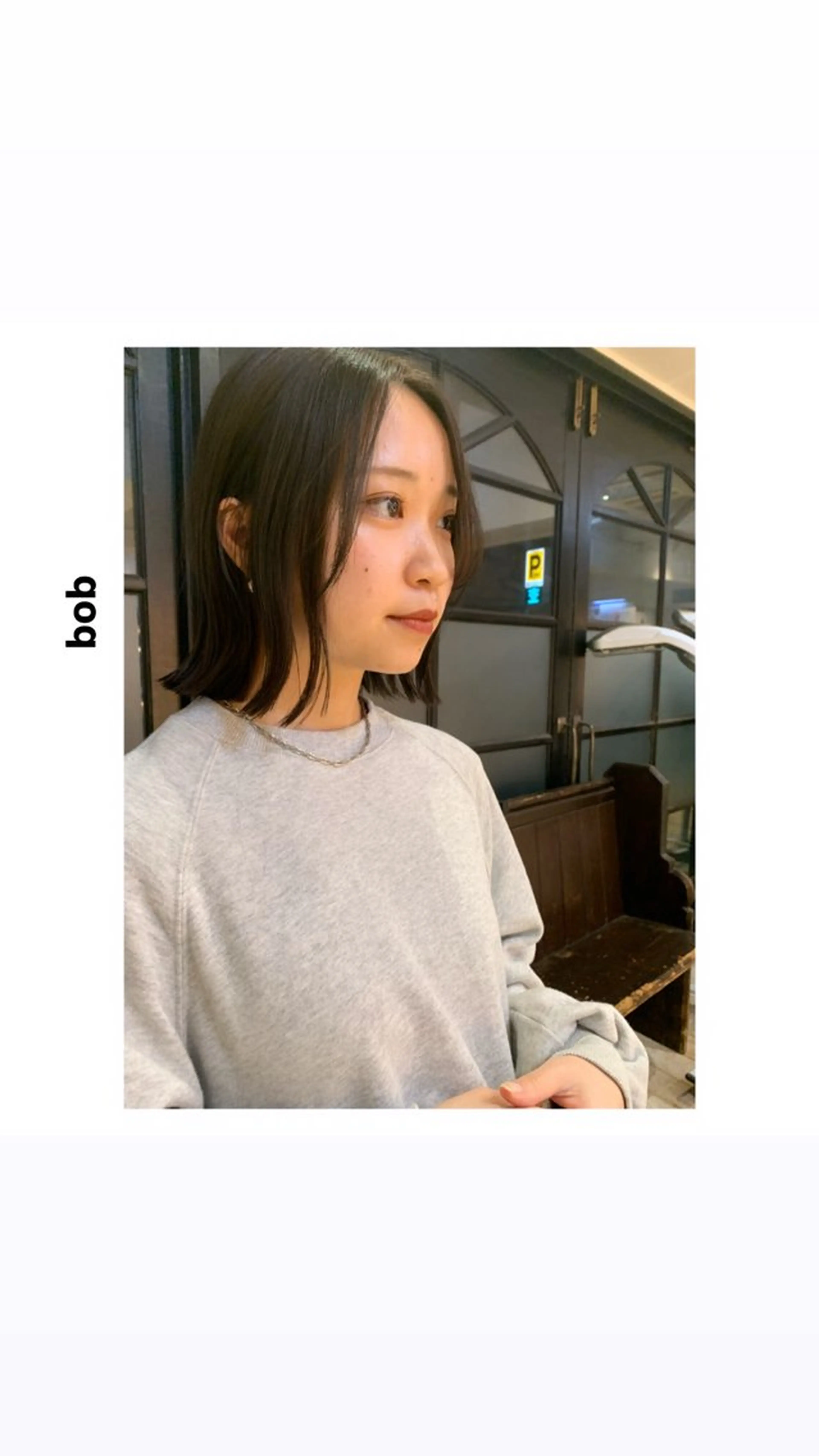 ショート カラー 切りっぱなしボブ グレージュ ボブ カット ヘアカラー トリートメント hiroki【雰囲気 &style】のヘアスタイル