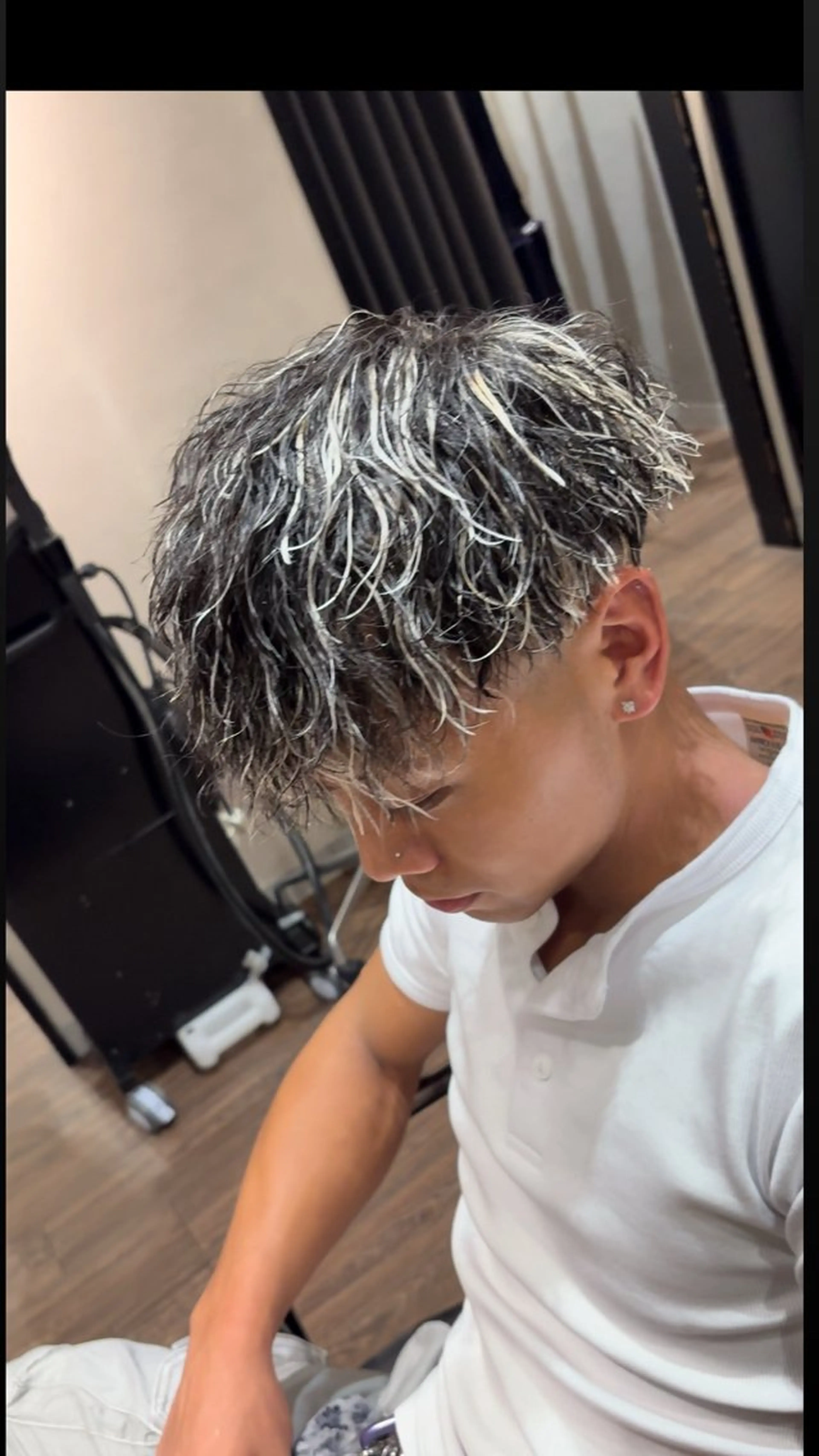 カット＆パーマ＆メッシュの写真