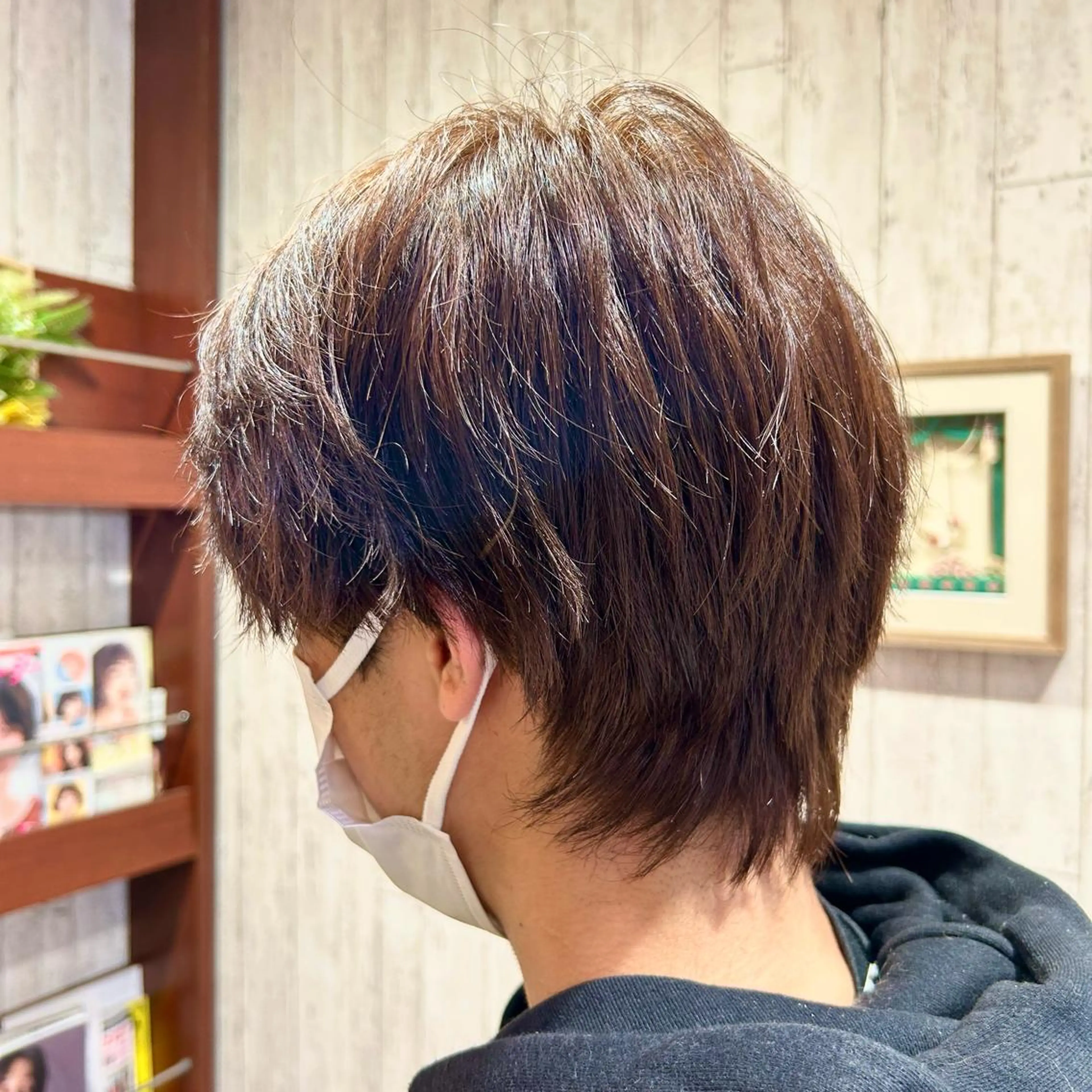 ショート カラー メンズ メンズウルフカット ウルフカット ツイスパ/メンズ特化 🦋𝑺𝑶𝑵𝑬の眉毛・アイブロウイメージ