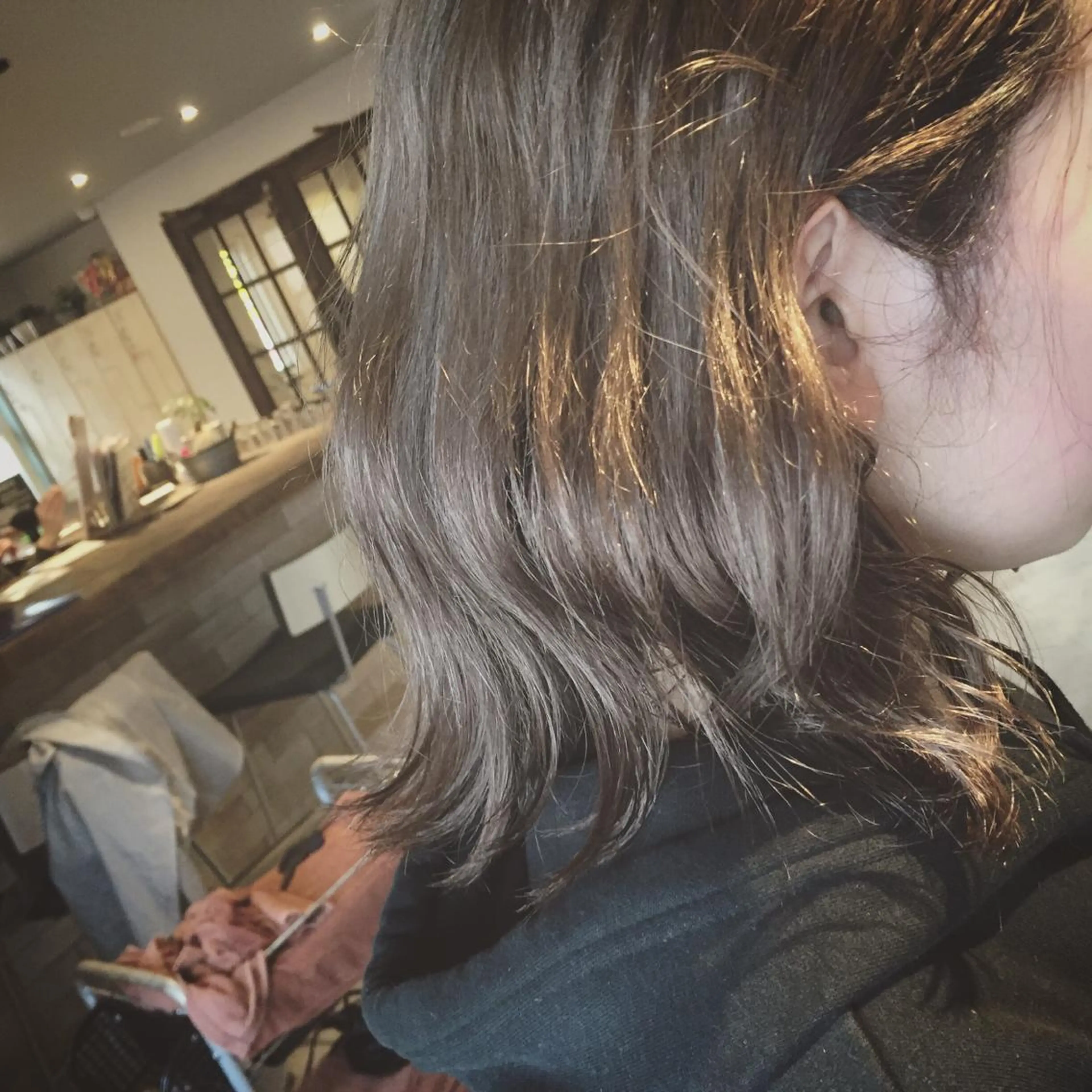 ショート カラー パーマ アッシュ イルミナカラー シルバー シルバーアッシュ lafith hair dope所属・[外国人風カラー] 田中健太のヘアスタイル