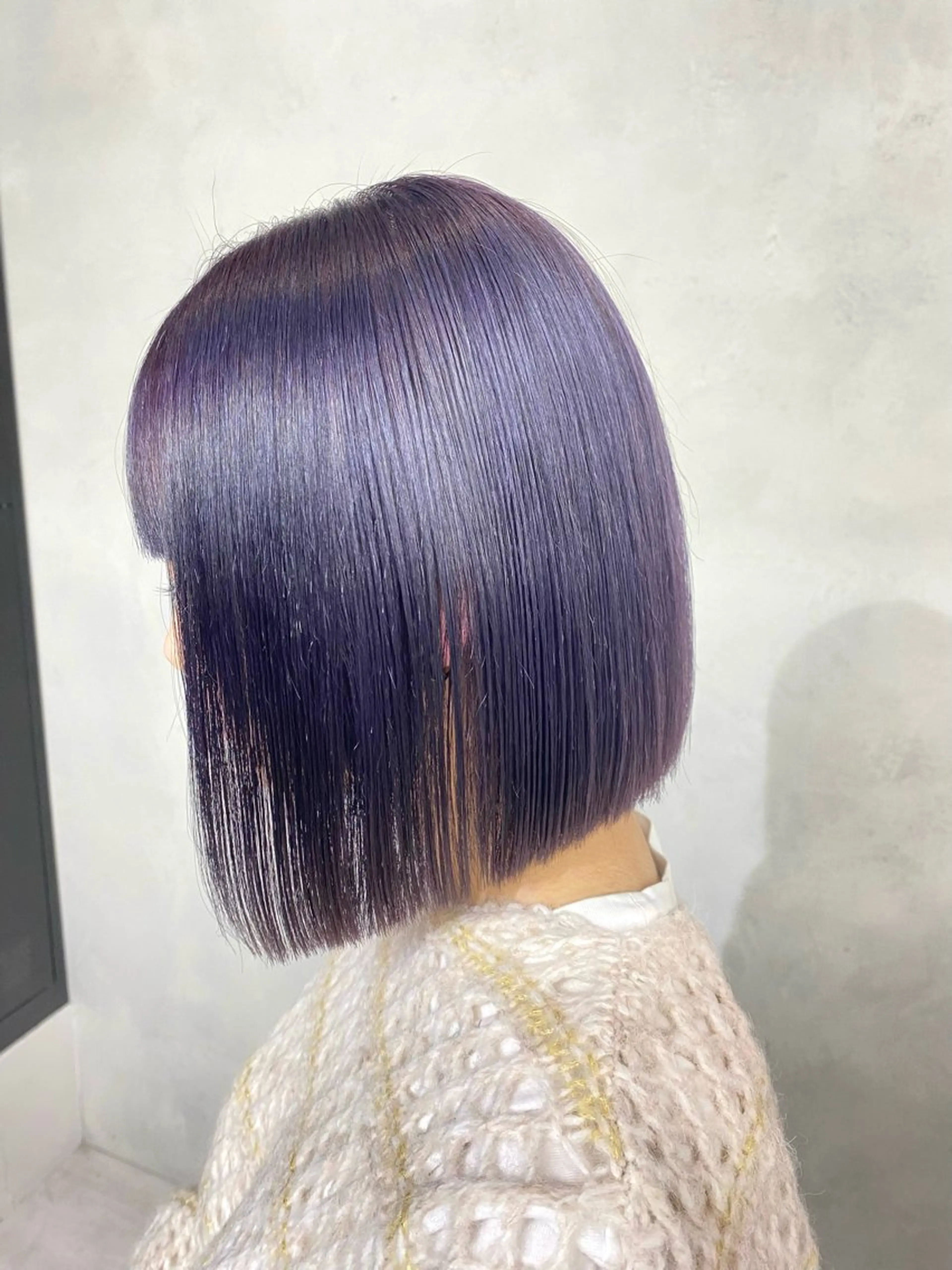 ショート カラー ブリーチ ラベンダーカラー カット ヘアカラー トリートメント ボブ/透明感カラー/ 似合わせ🌿高田知那のヘアスタイル
