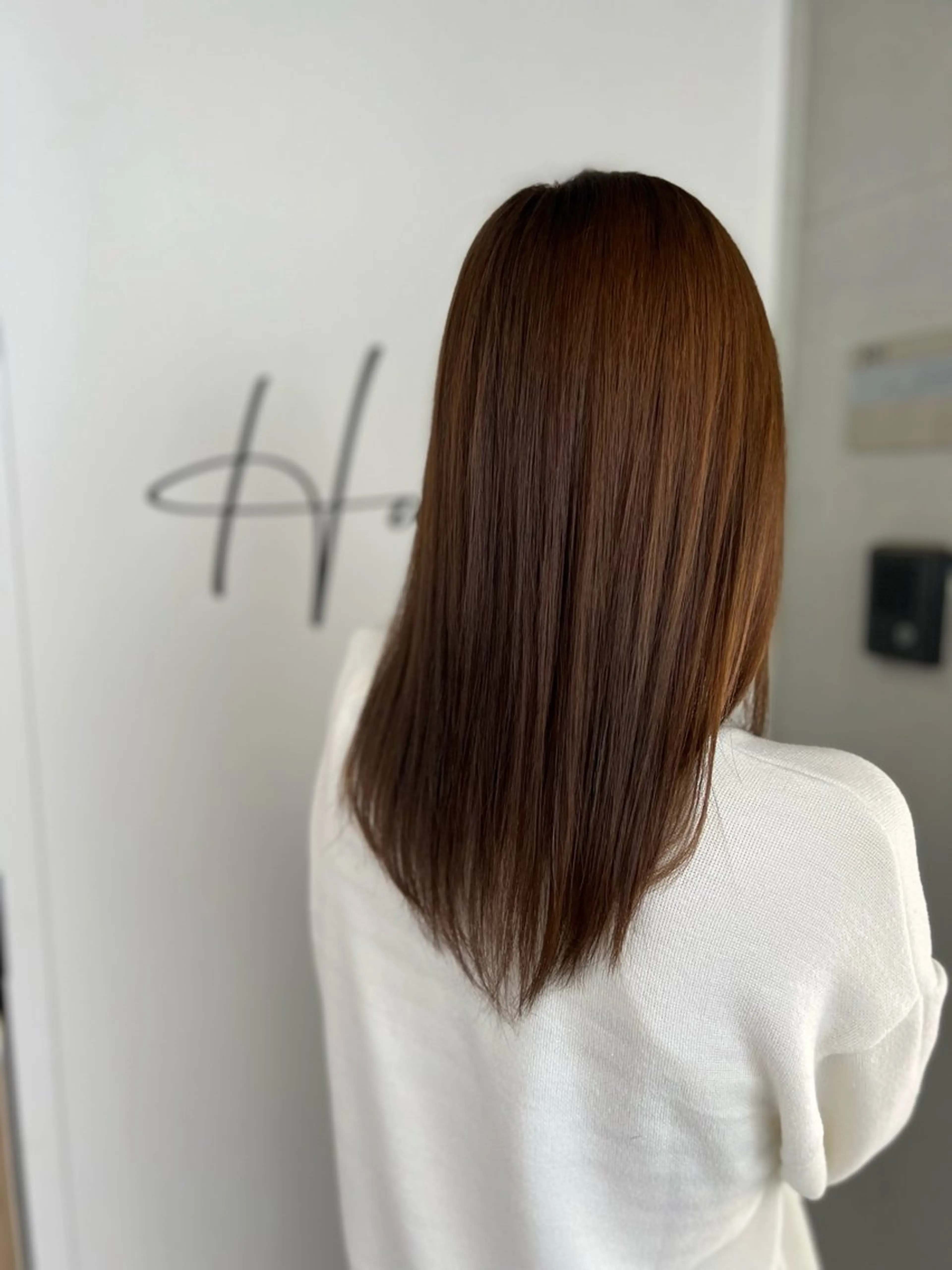 ミディアム カット ヘアカラー トリートメント 高野 恭佑のヘアスタイル