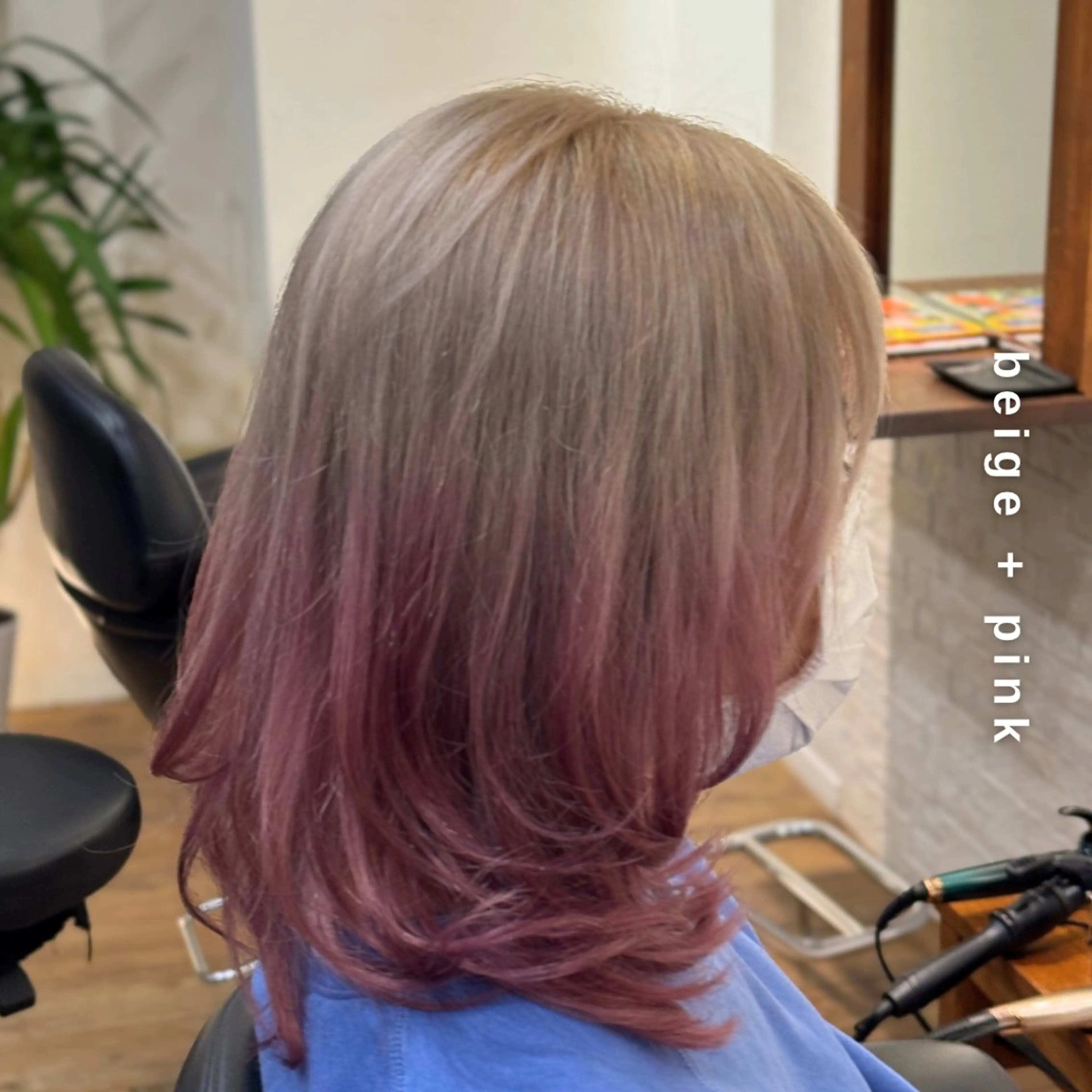 セミロング カラー ヘアカラー トリートメント ヘアセット Hair&Make newer所属・しんのすけ /モデルさん募集中のヘアスタイル