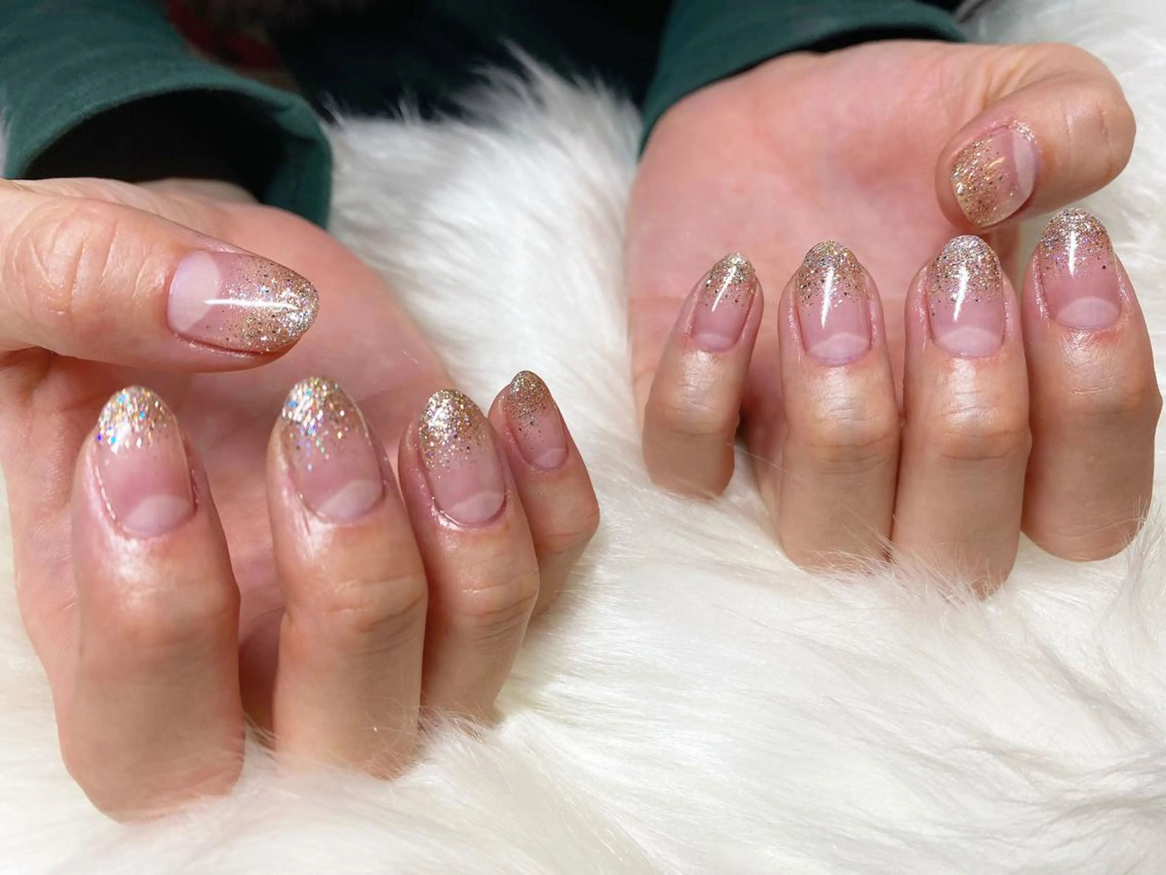 ネイル ハンドネイル crystal ⭐︎ colorのネイルデザイン