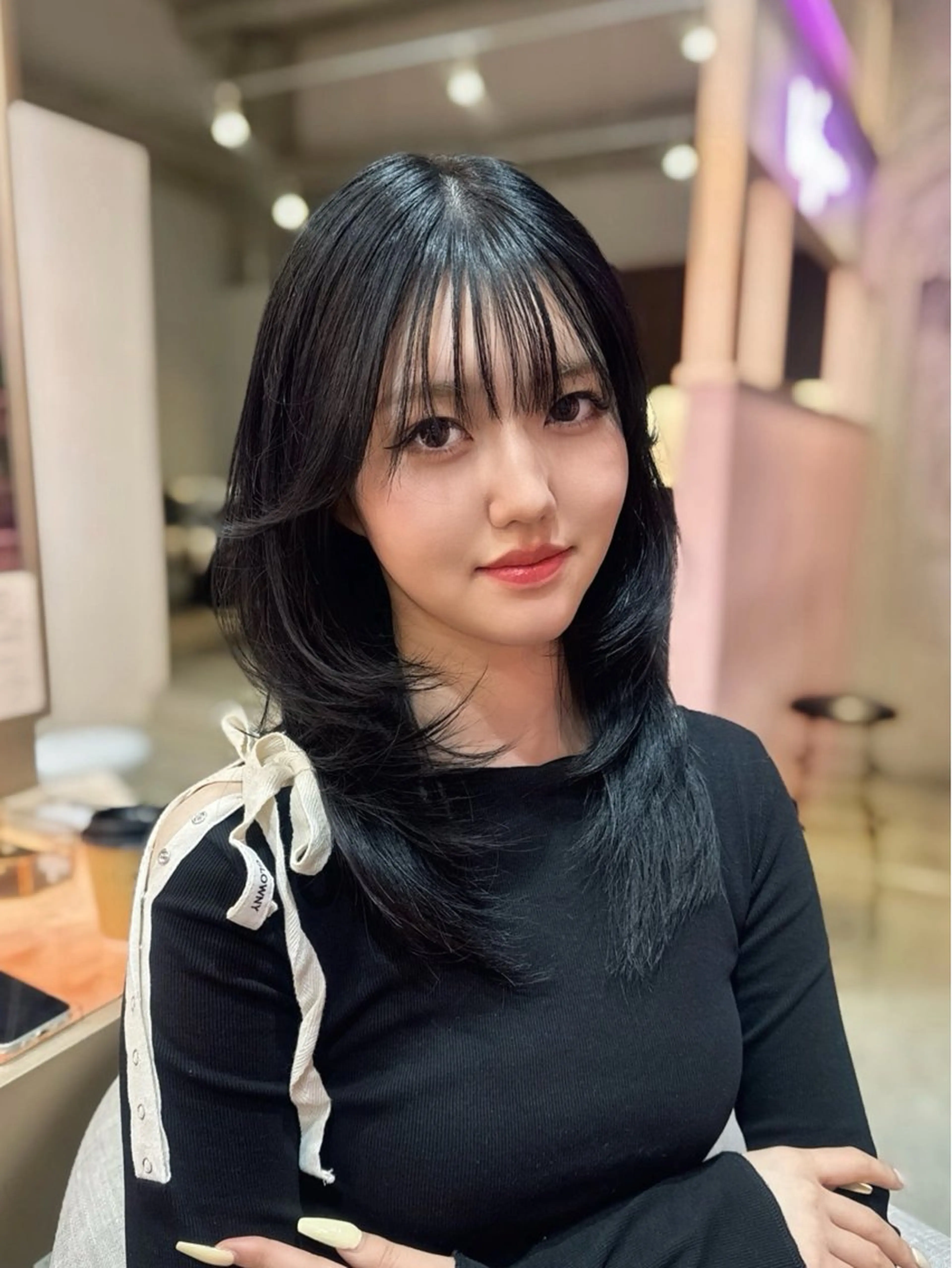 ロング カット ヘアカラー wixymimi　hair salon所属・艶カラー✨レイヤー 𝐚𝐲𝐚𝐤𝐚のヘアスタイル