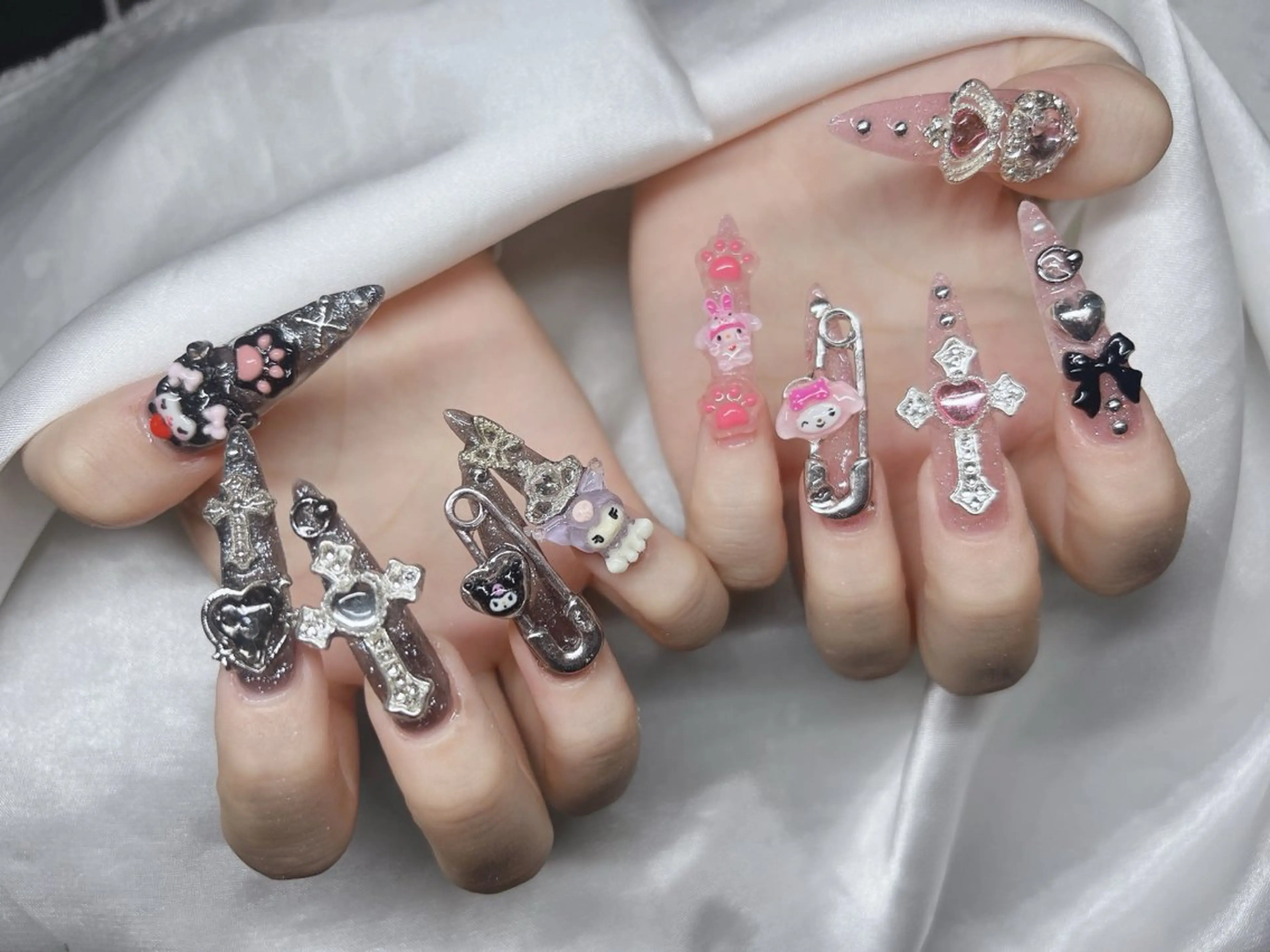 ネイル ハンドネイル Lee Nails チップ長さだし専門店のネイルデザイン