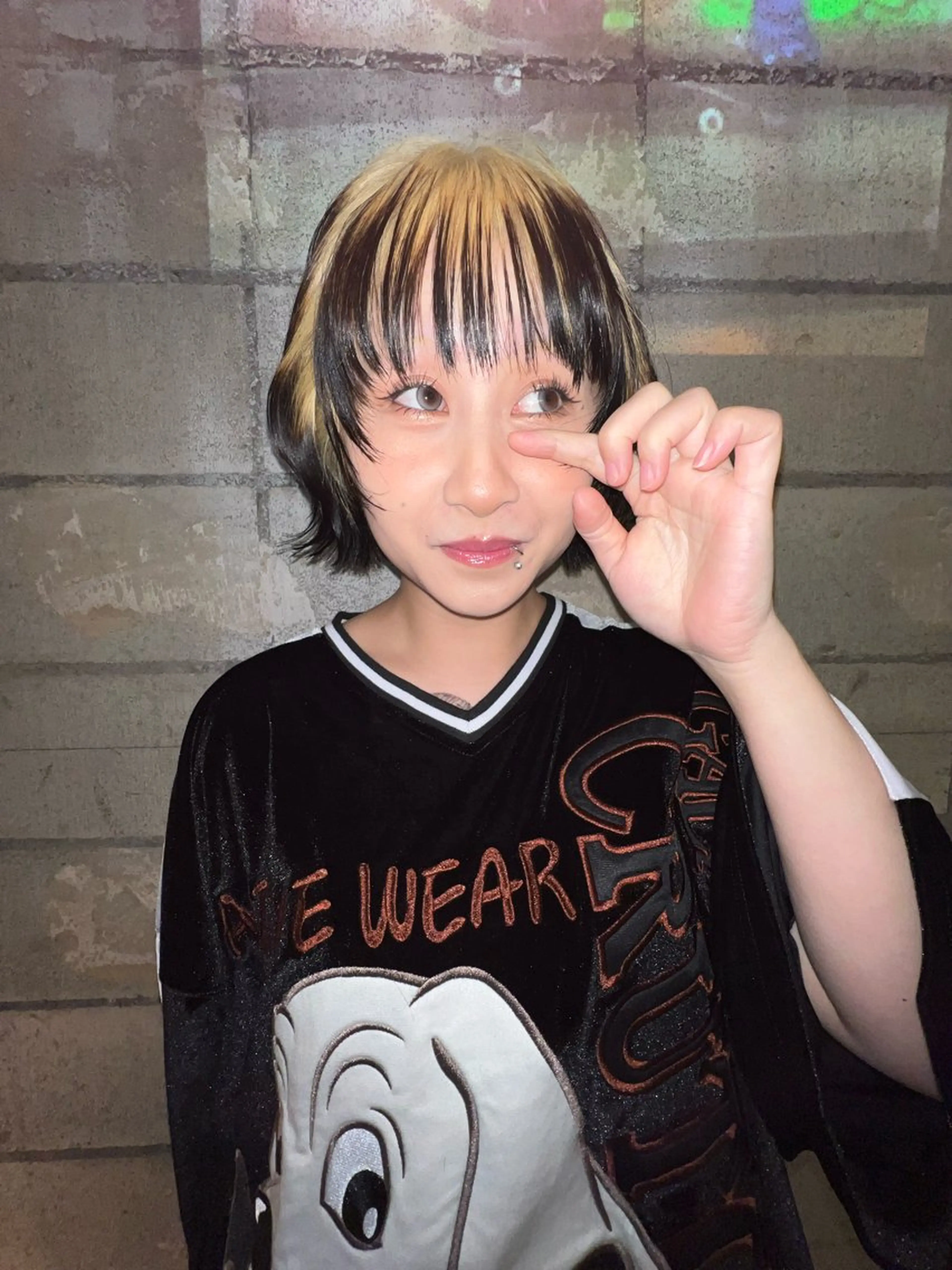 ミディアム カラー カット ヘアカラー haco＋所属・圧倒的デザイン力 店長🎨RENAのヘアスタイル