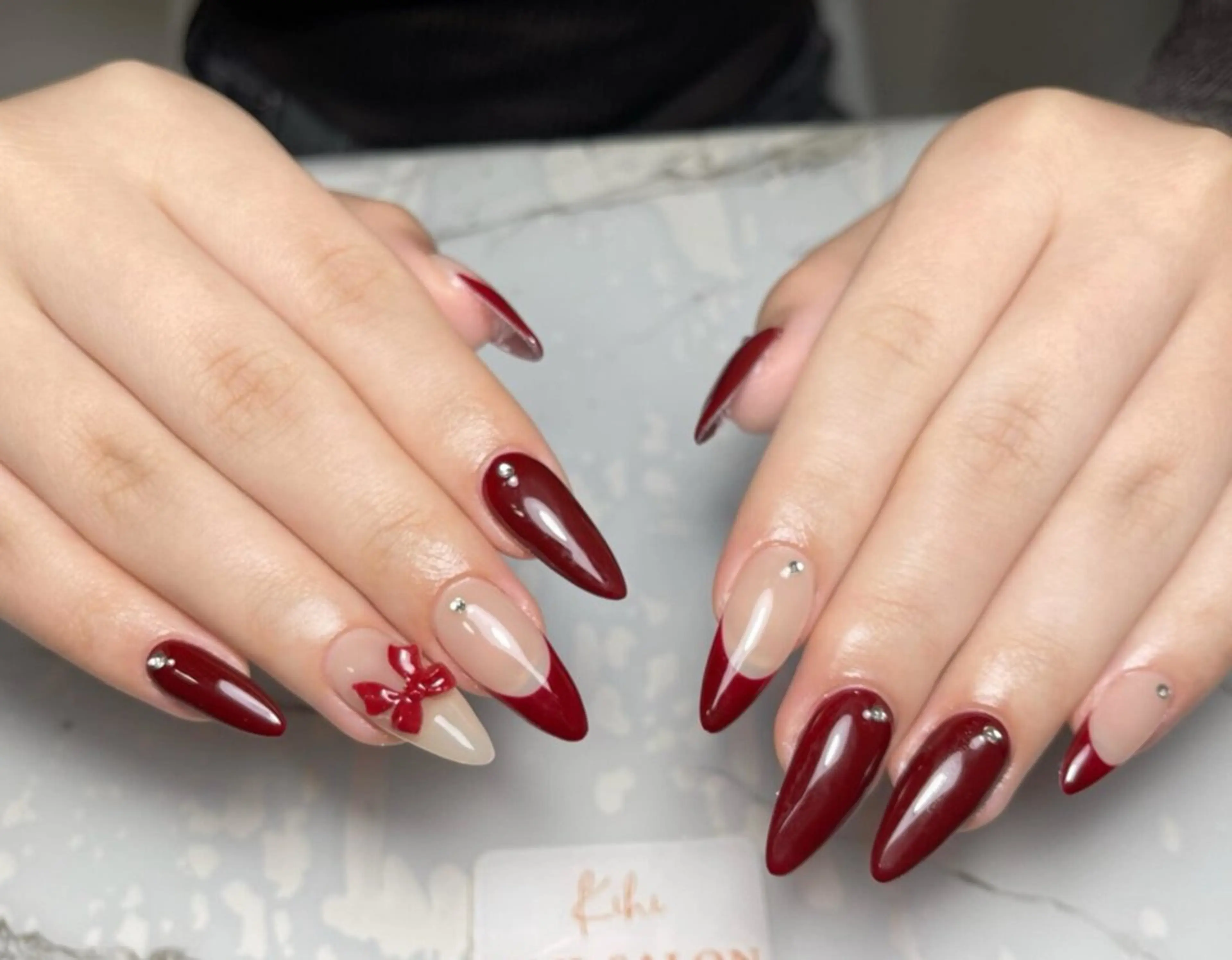 ネイル アートネイル フレンチネイル ジェルネイル グラデーション 韓国ネイル 村中 ハナのネイルデザイン