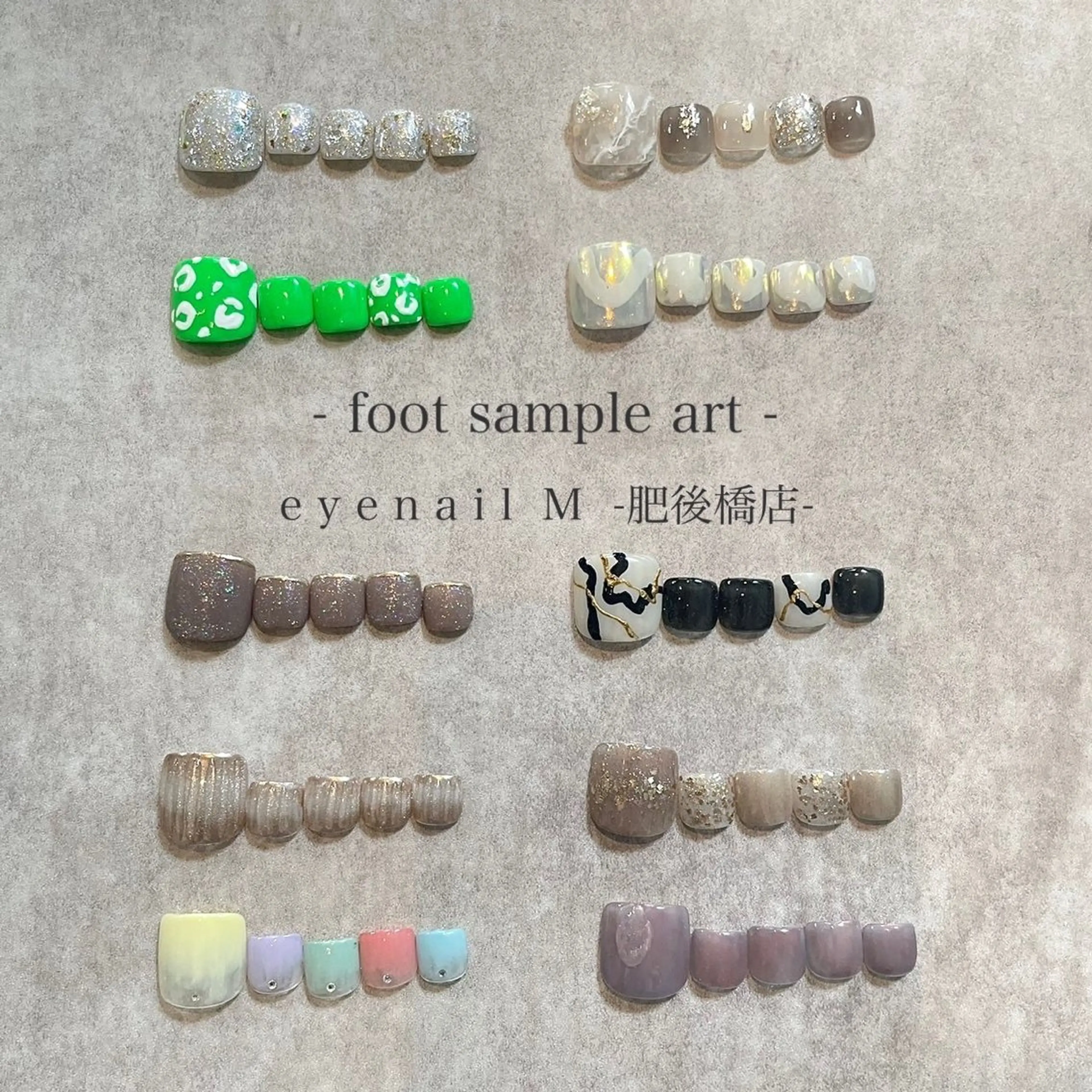 ネイル フットネイル miki 🌿のネイルデザイン