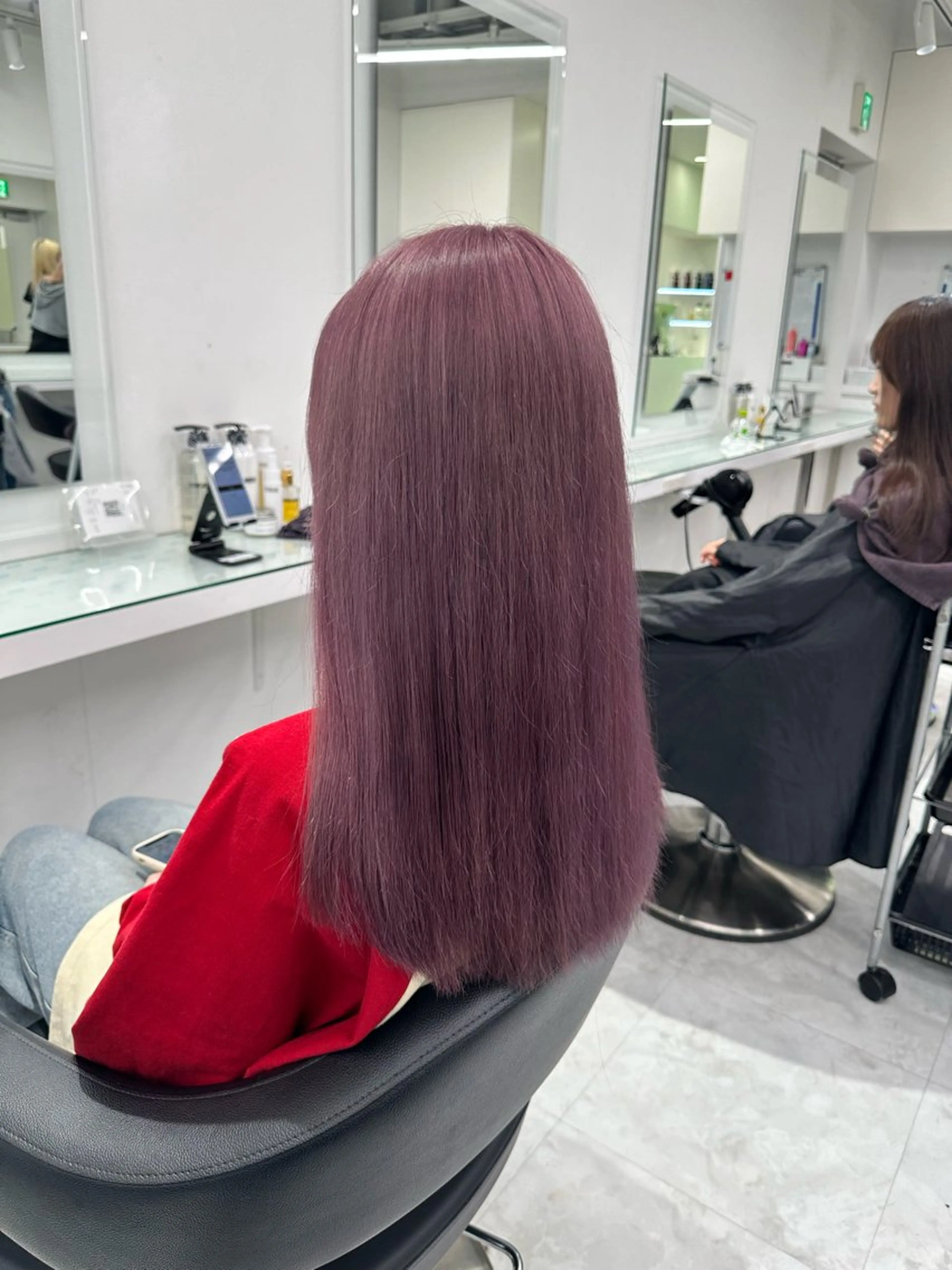 カラー マンツーマン/原宿/ 透明感カラー⭐️のヘアスタイル
