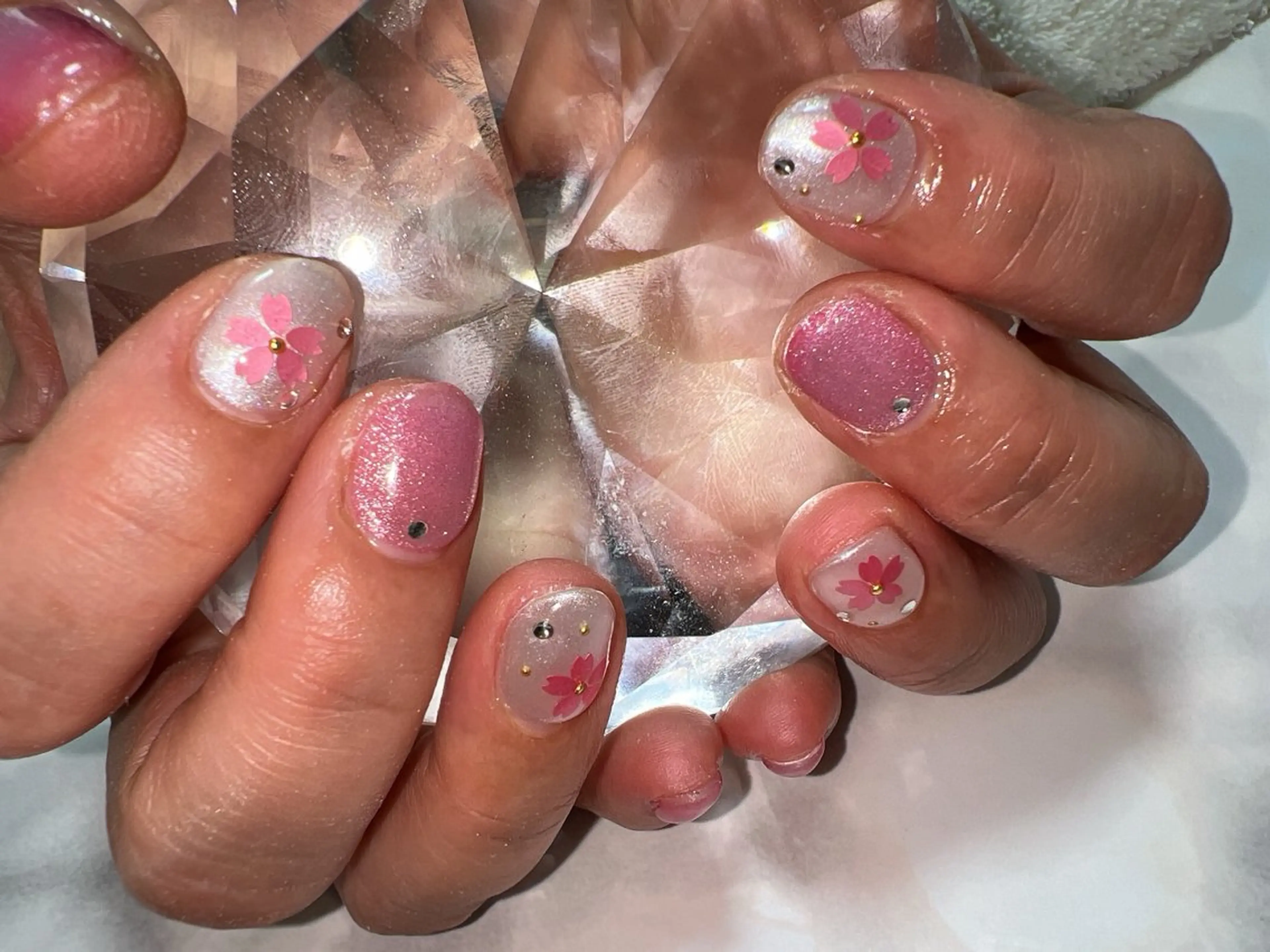 ネイル 桜ネイル coco nailのネイルデザイン