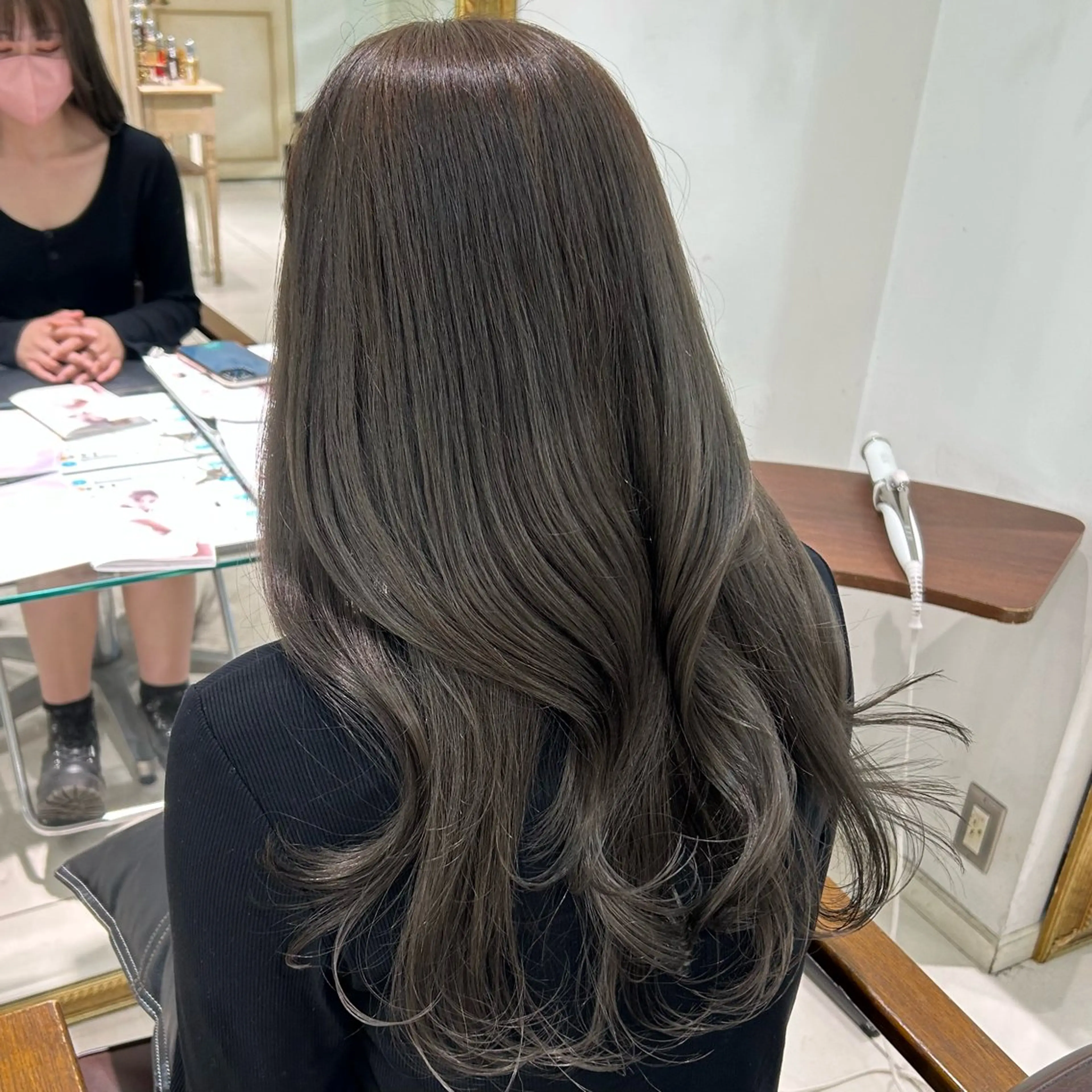 ロング カラー カット ヘアカラー トリートメント 透明感カラー 古山 結季🌙🖤のヘアスタイル