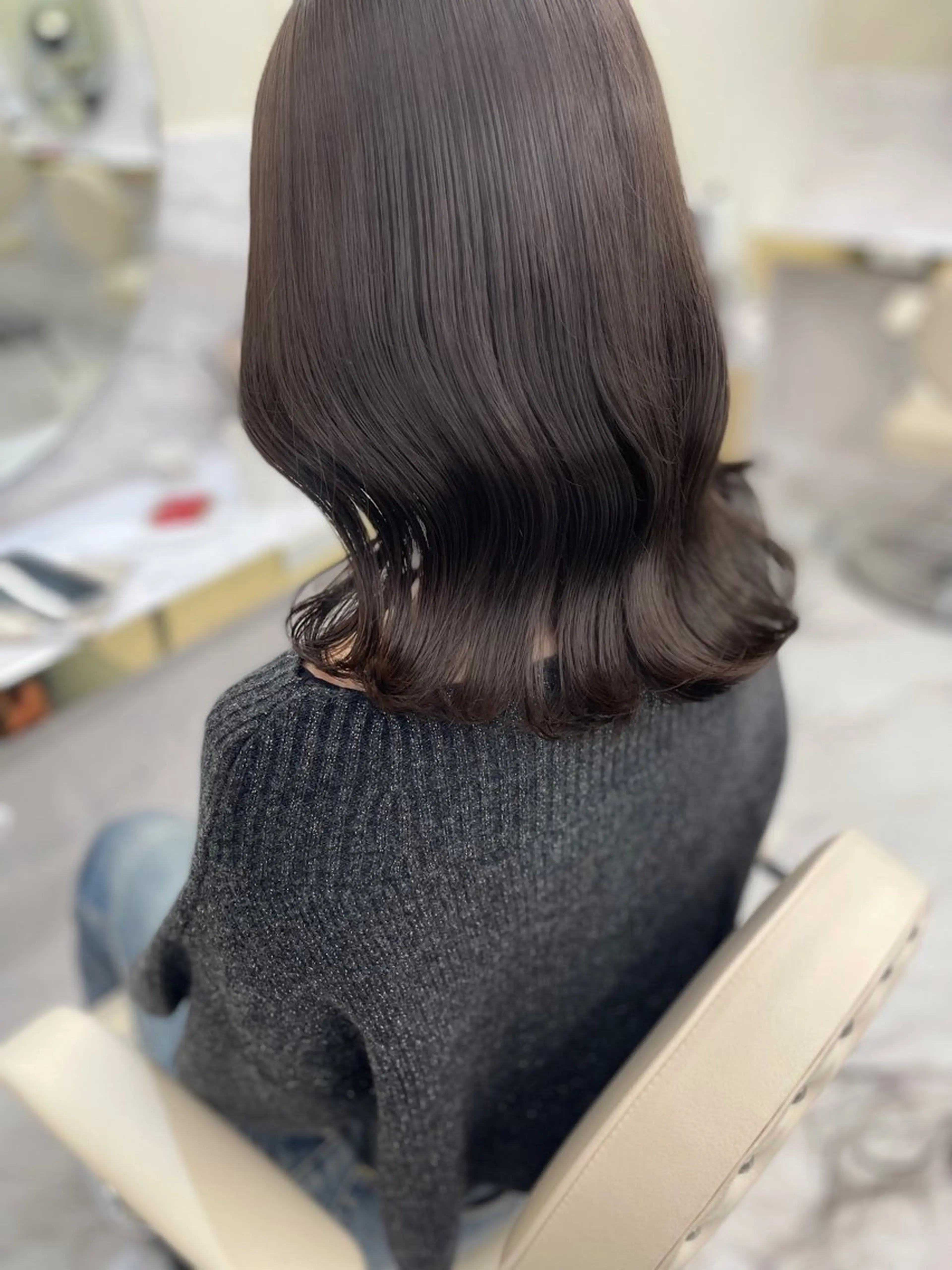 ミディアム 似合わせのプロ🕊 美髪矯正/ioriのヘアスタイル