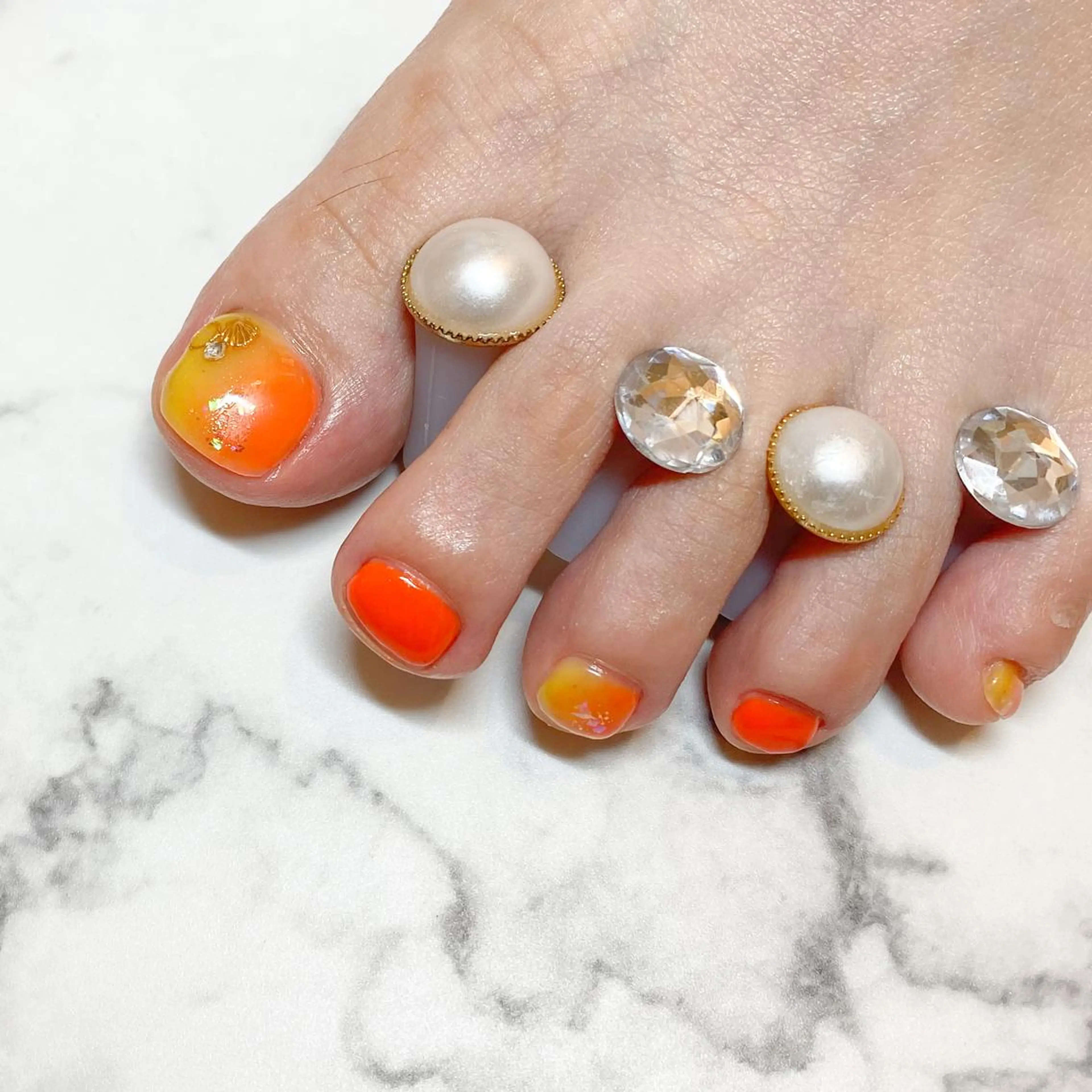 ネイル フットネイル タカハシ ☆パラジェルのネイルデザイン