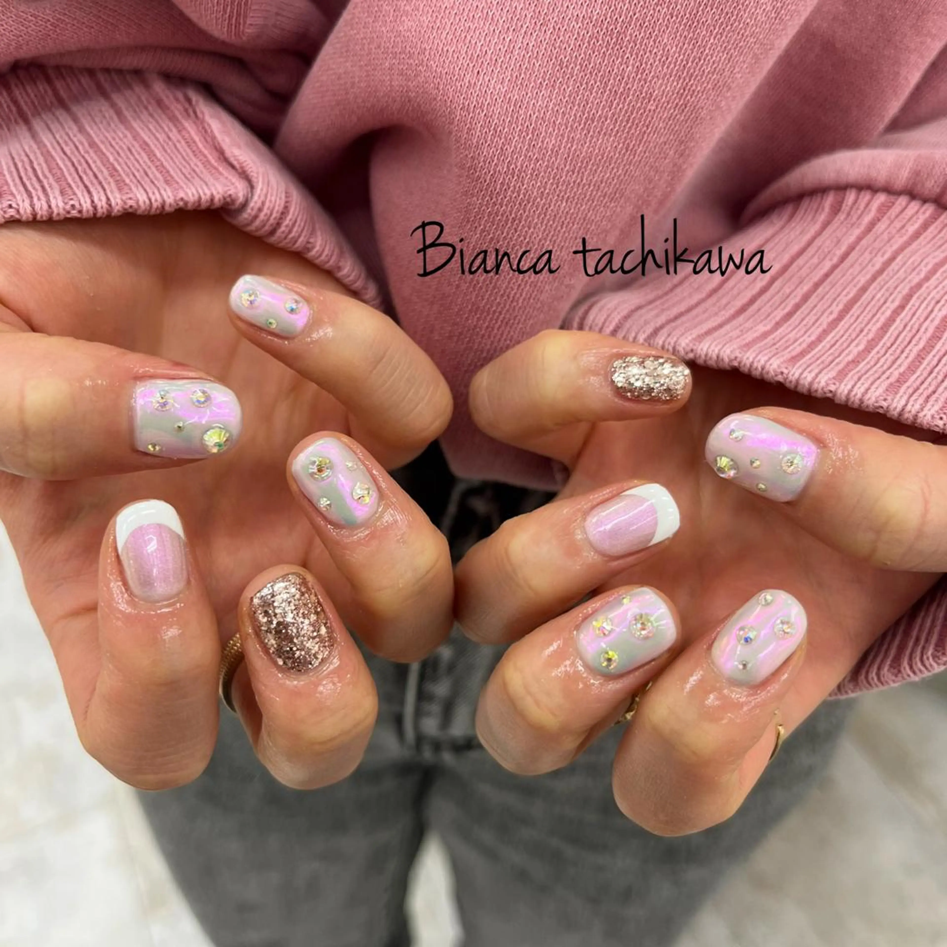 ネイル ハンドネイル Bianca☁国分寺 🤍店長/黒木愛美のネイルデザイン