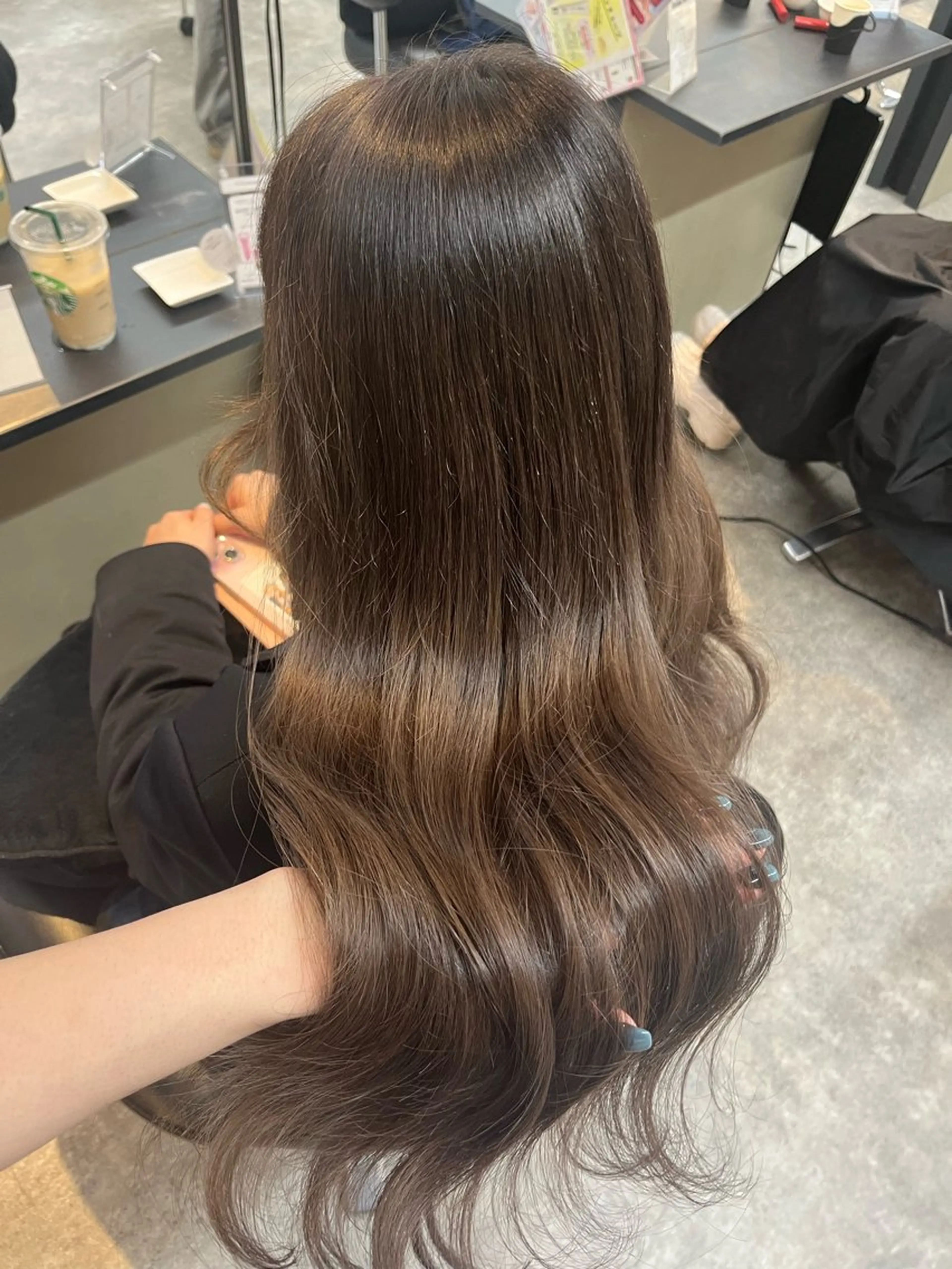 セミロング カラー ベージュカラー ブリーチ 透明感カラー ヘアカラー トリートメント kanato🇰🇷 【札幌韓国ヘア】のヘアスタイル