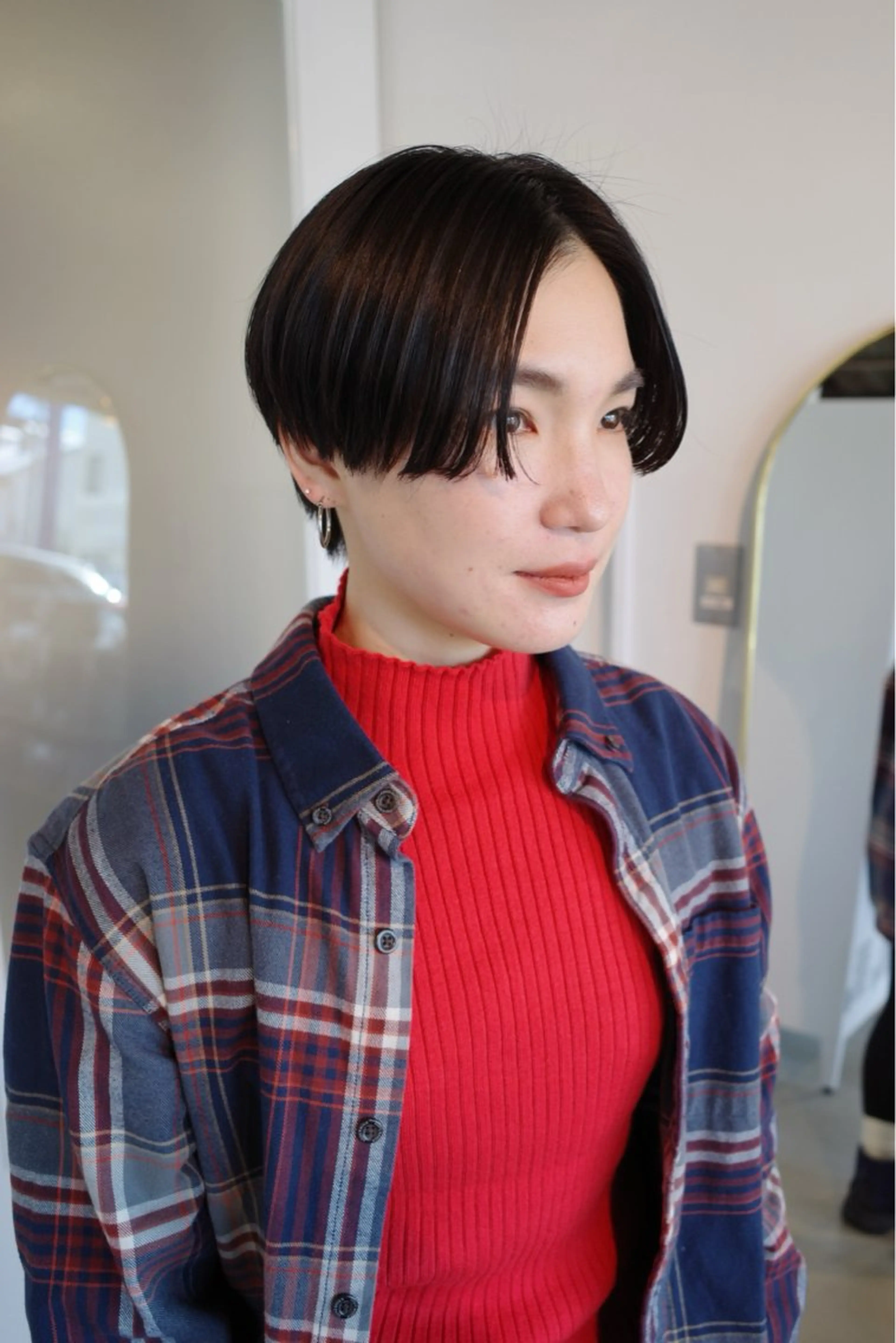 ショート ハンサムショート ショートヘア 永縄 結花のヘアスタイル
