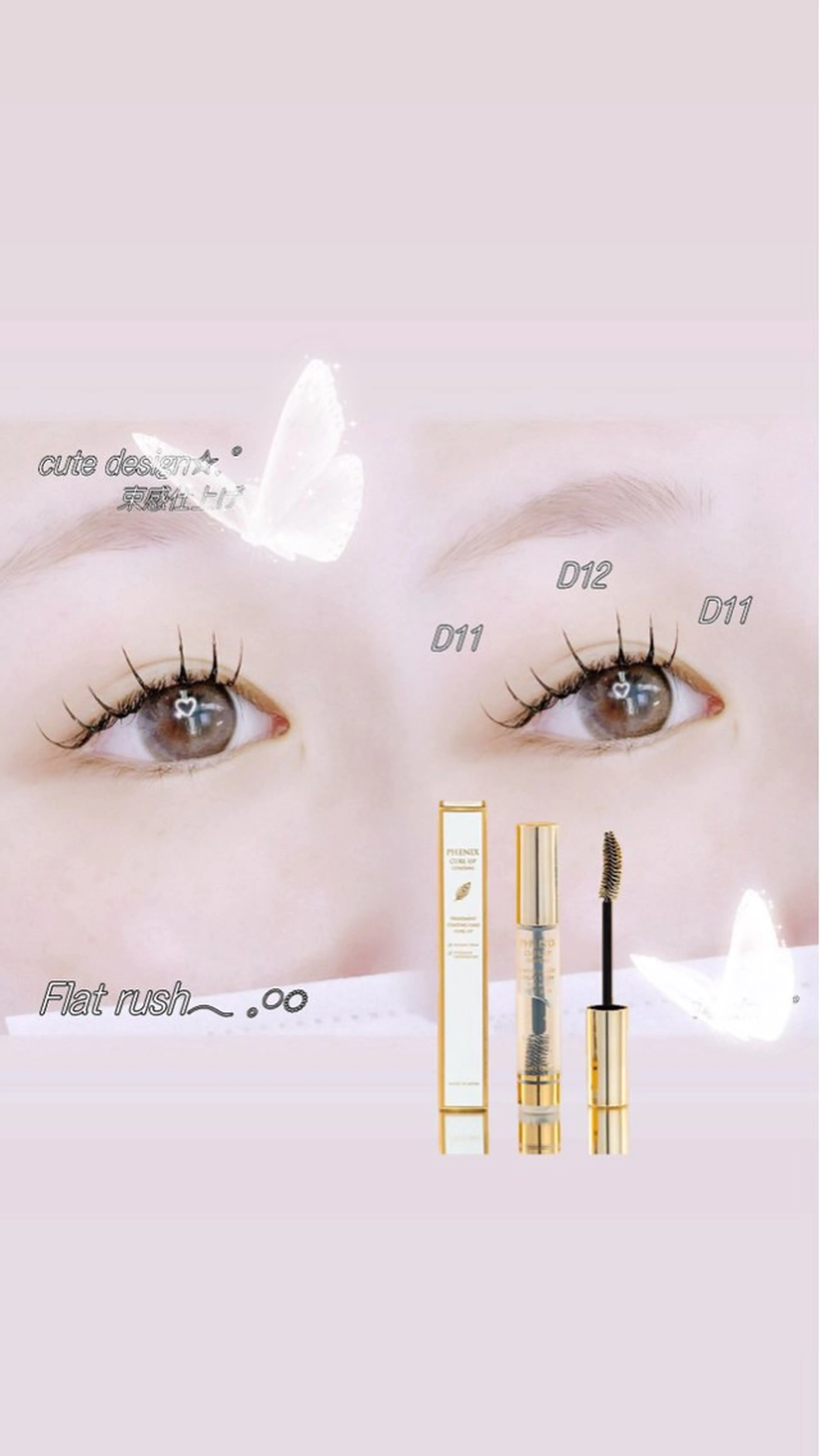 🌈最高級毛質フラットラッシュ140本💎新規オフ無料✩.*˚コーティング剤仕上げ𓂃 𓈒𓏸◌‬の写真
