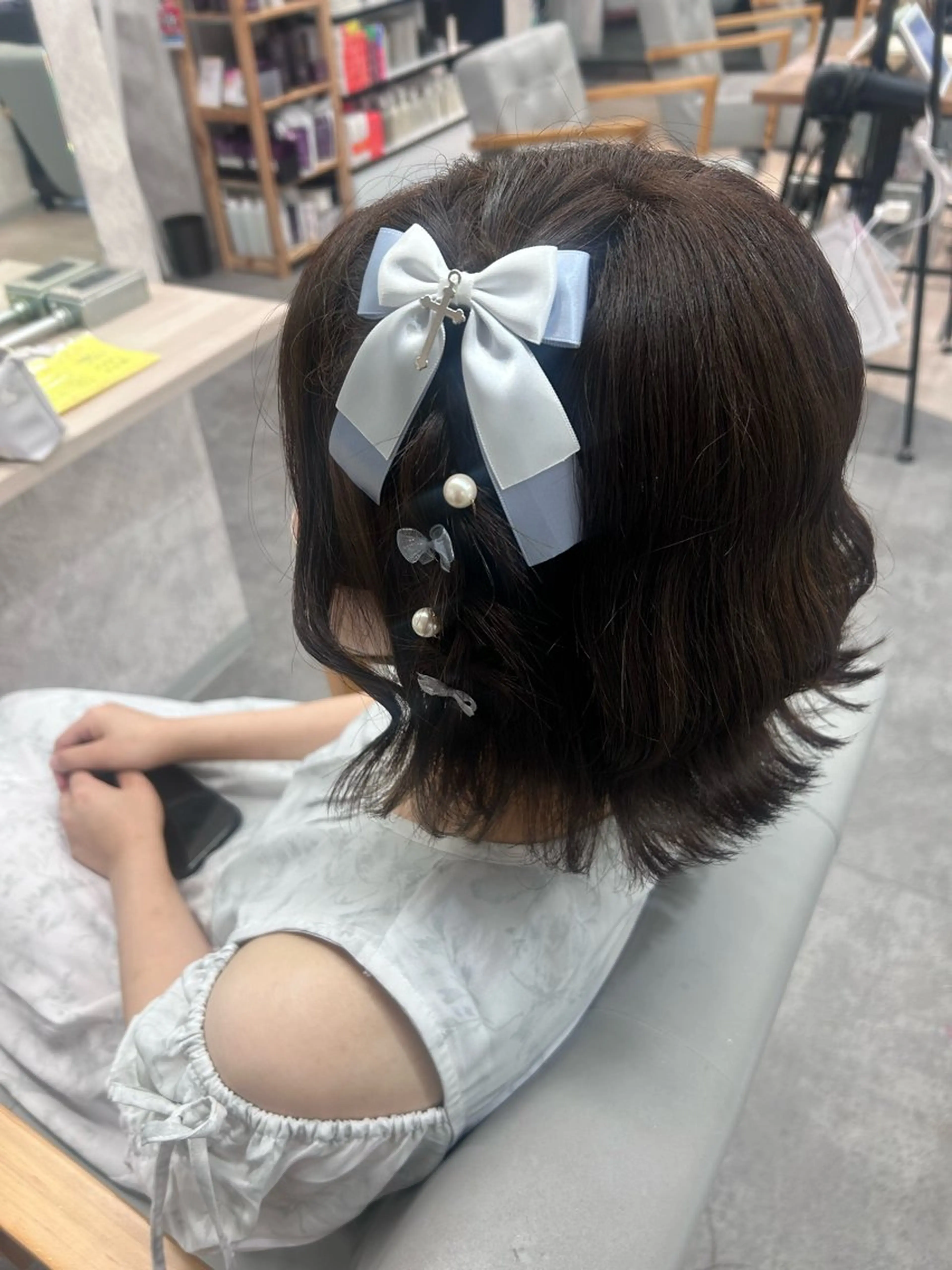 ヘアアレンジ ヘアセット 💕誰より可愛い💕 ピンク🎀YUUKAのヘアスタイル