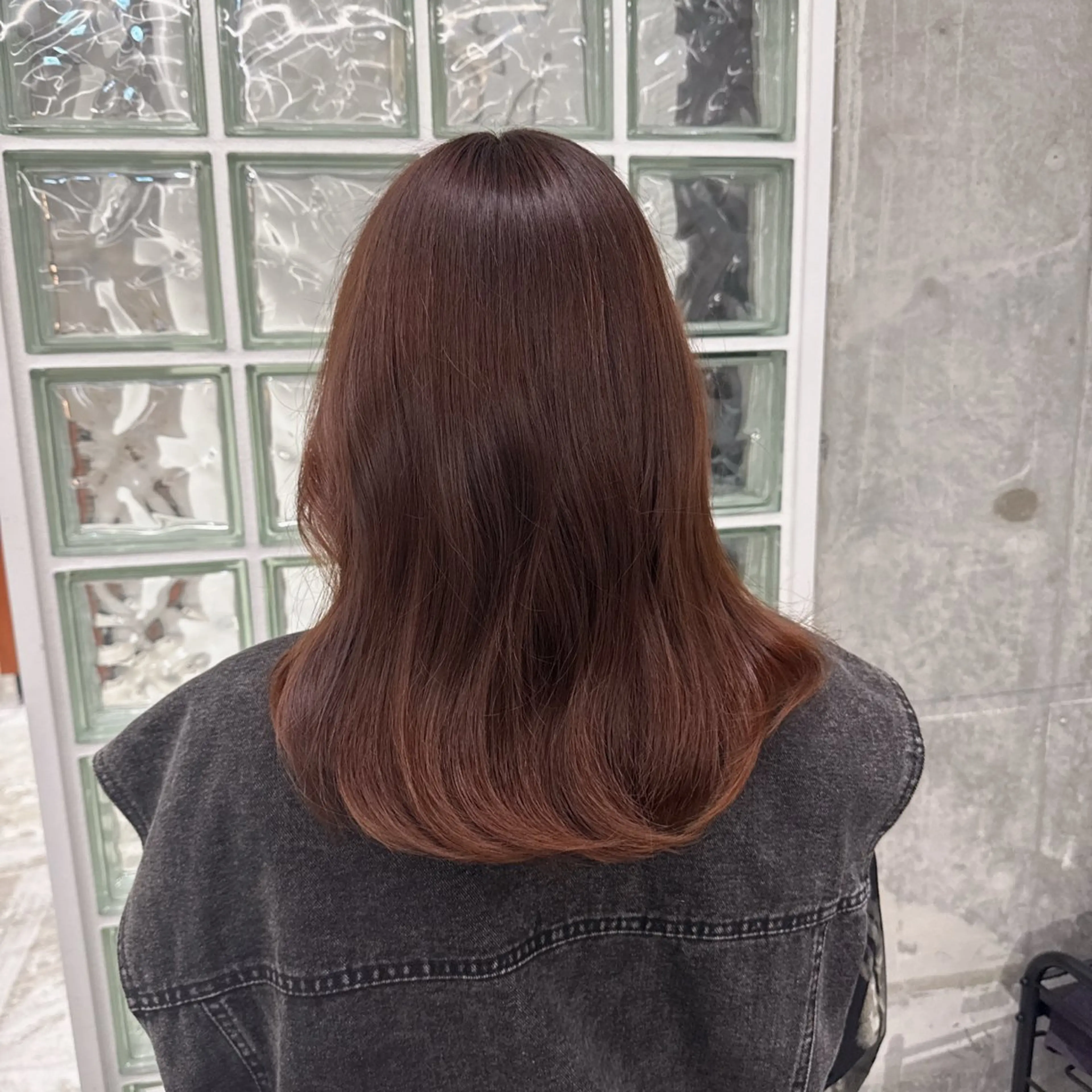 カラー ヘアカラー トリートメント ヘアセット 秋永 鈴のヘアスタイル