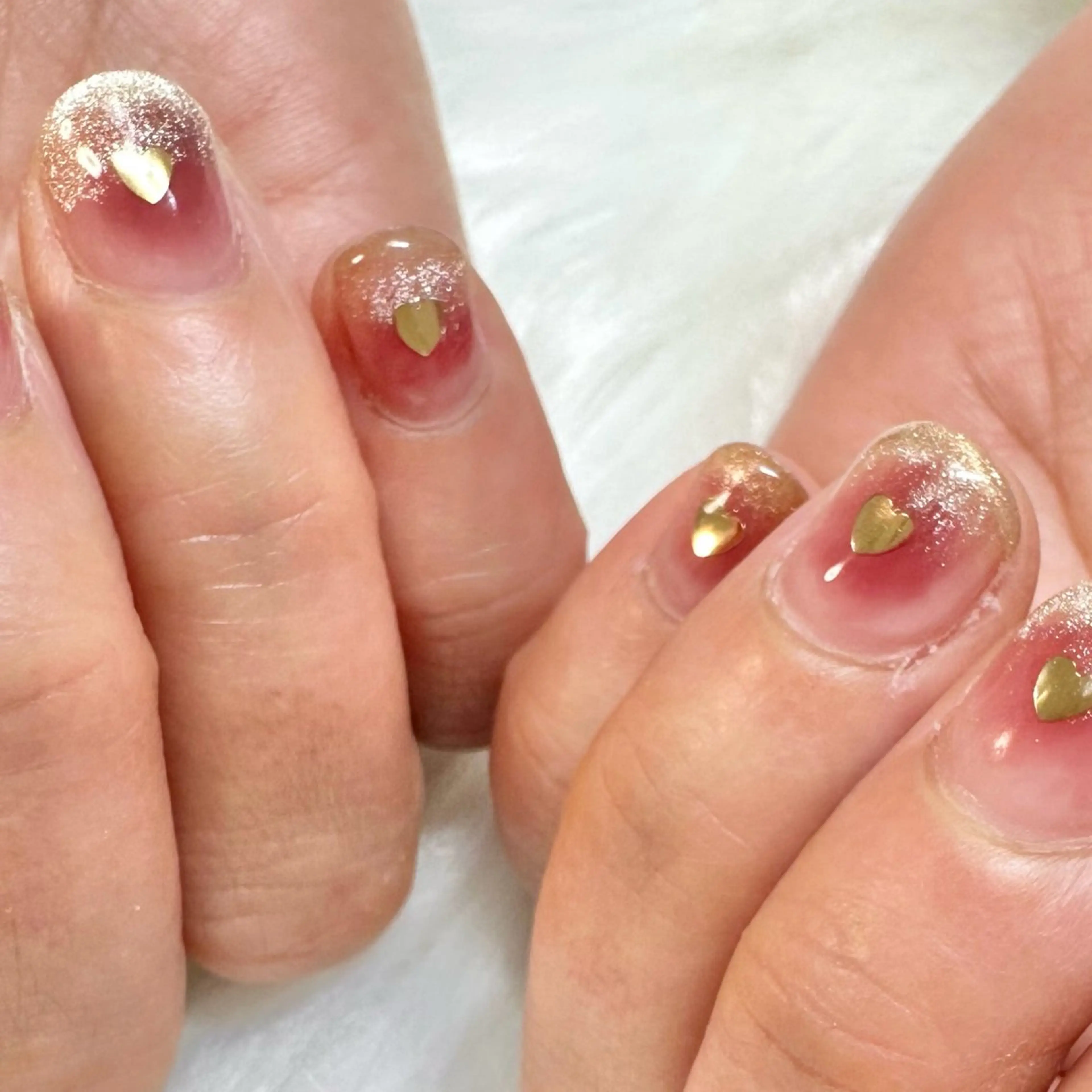 ネイル チークネイル マグネットネイル ハンドネイル ハンドケア Mnail ちひろのネイルデザイン