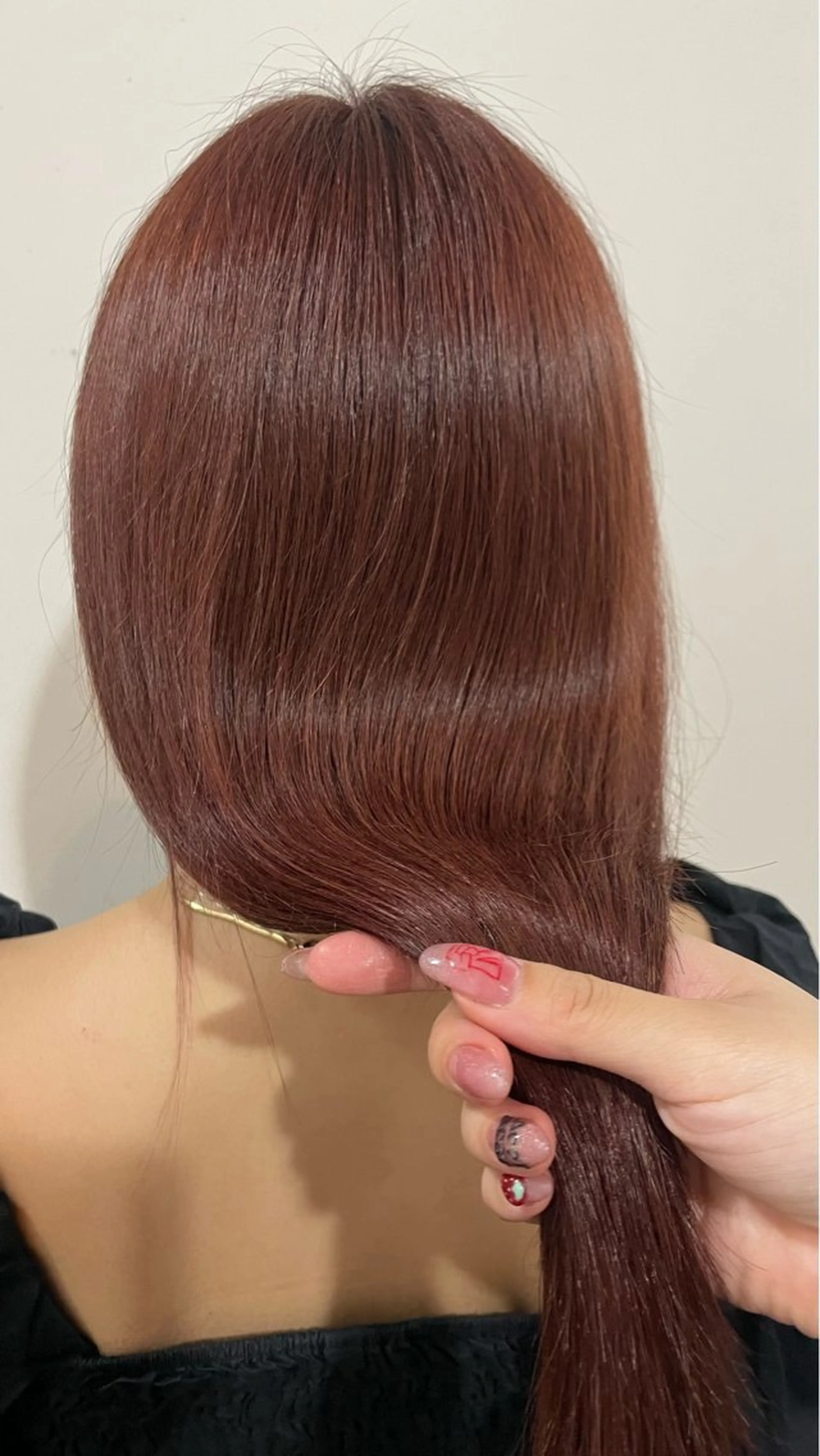 ロング カラー カット ヘアカラー い な み ま なのヘアスタイル