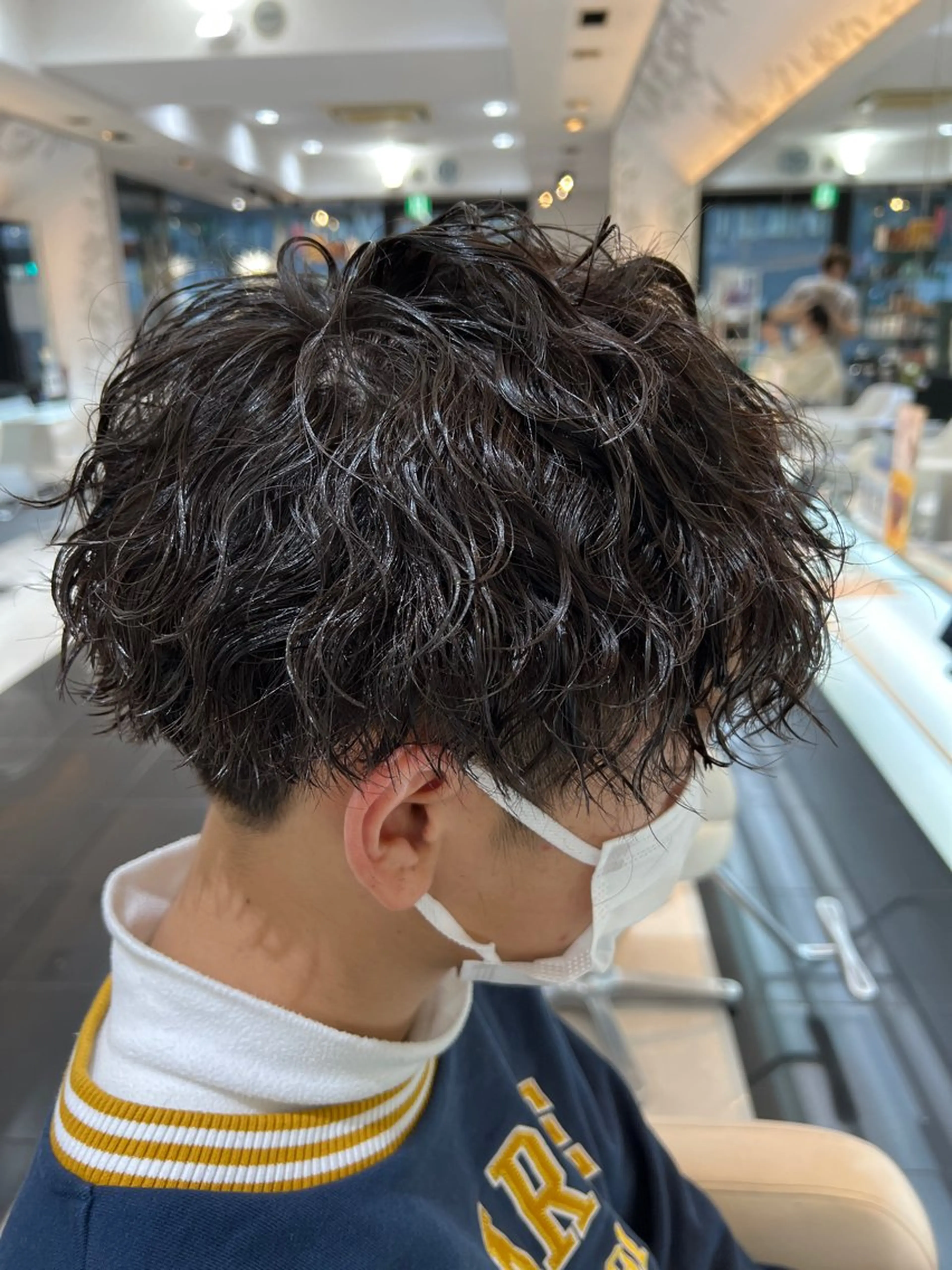 パーマ メンズ カット パーマ NYNY姫路本店 メンズパーマ藤川時也のヘアスタイル