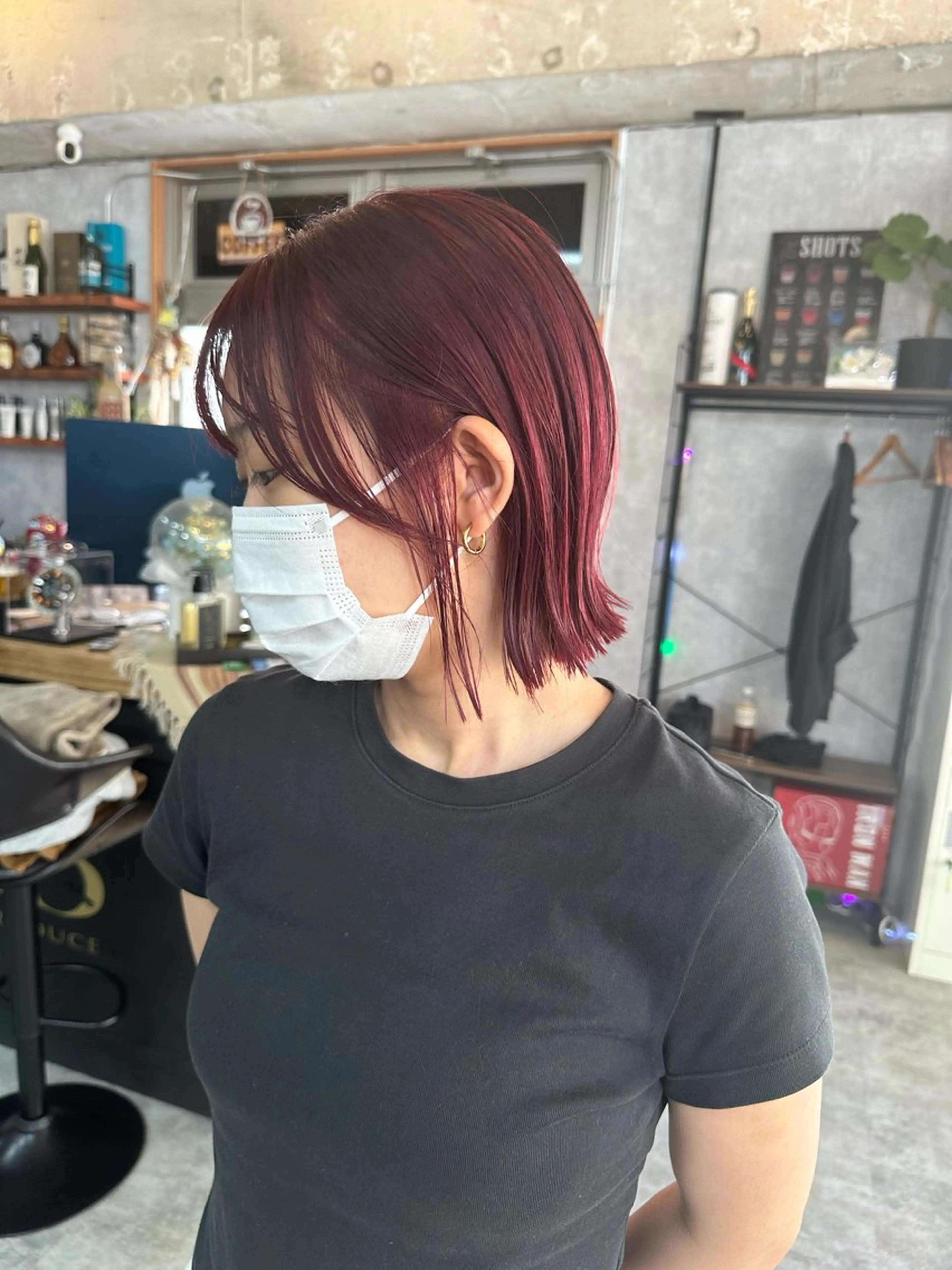 ショート 切りっぱなしボブ ショートボブ ハンサムショート 丸みショート ボブ カット ヘアカラー トリートメント C’LD hair  produce /シールドヘア所属・モテ髪/ボブ/ショー ト/アダチフウトのヘアスタイル