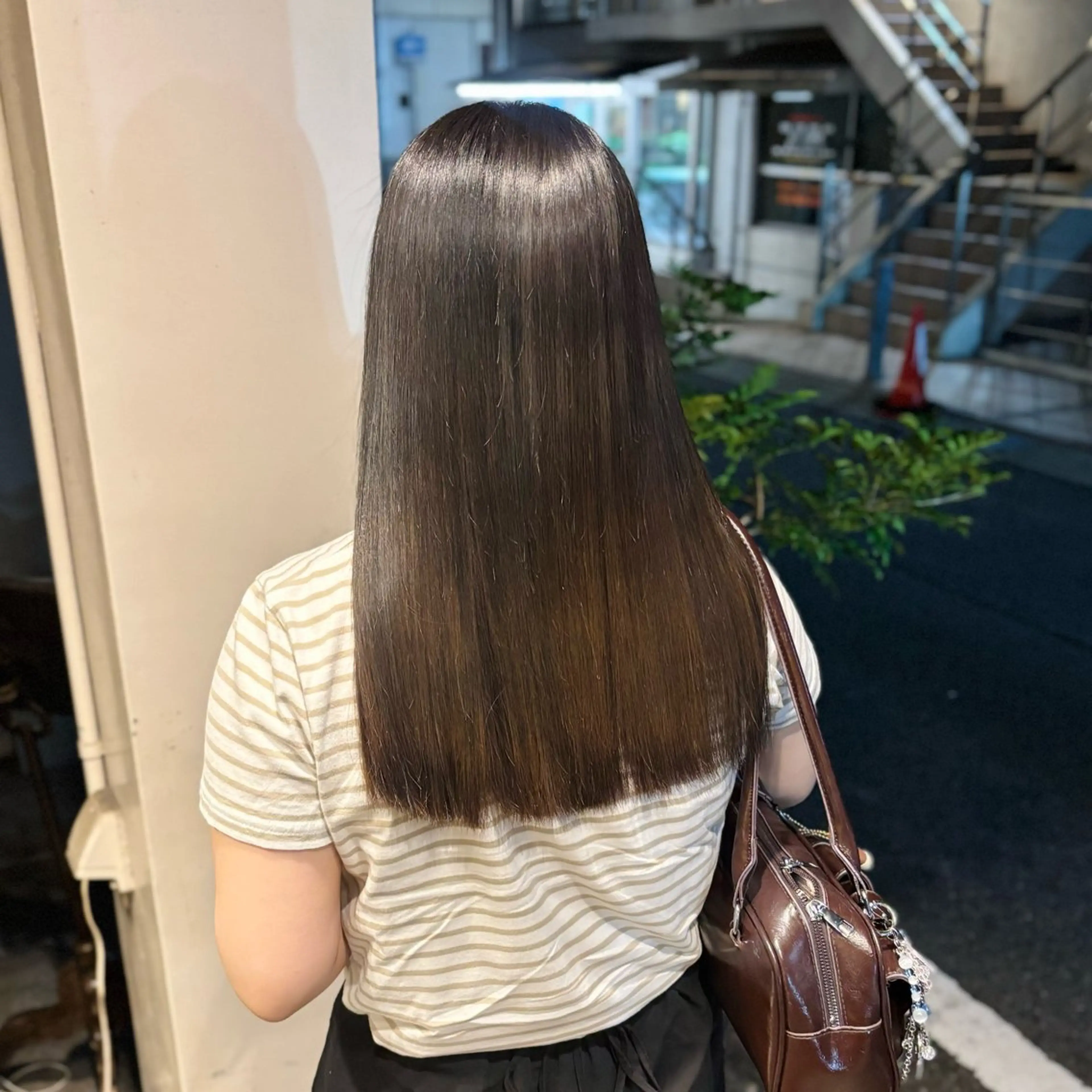 髪質改善カラーの写真