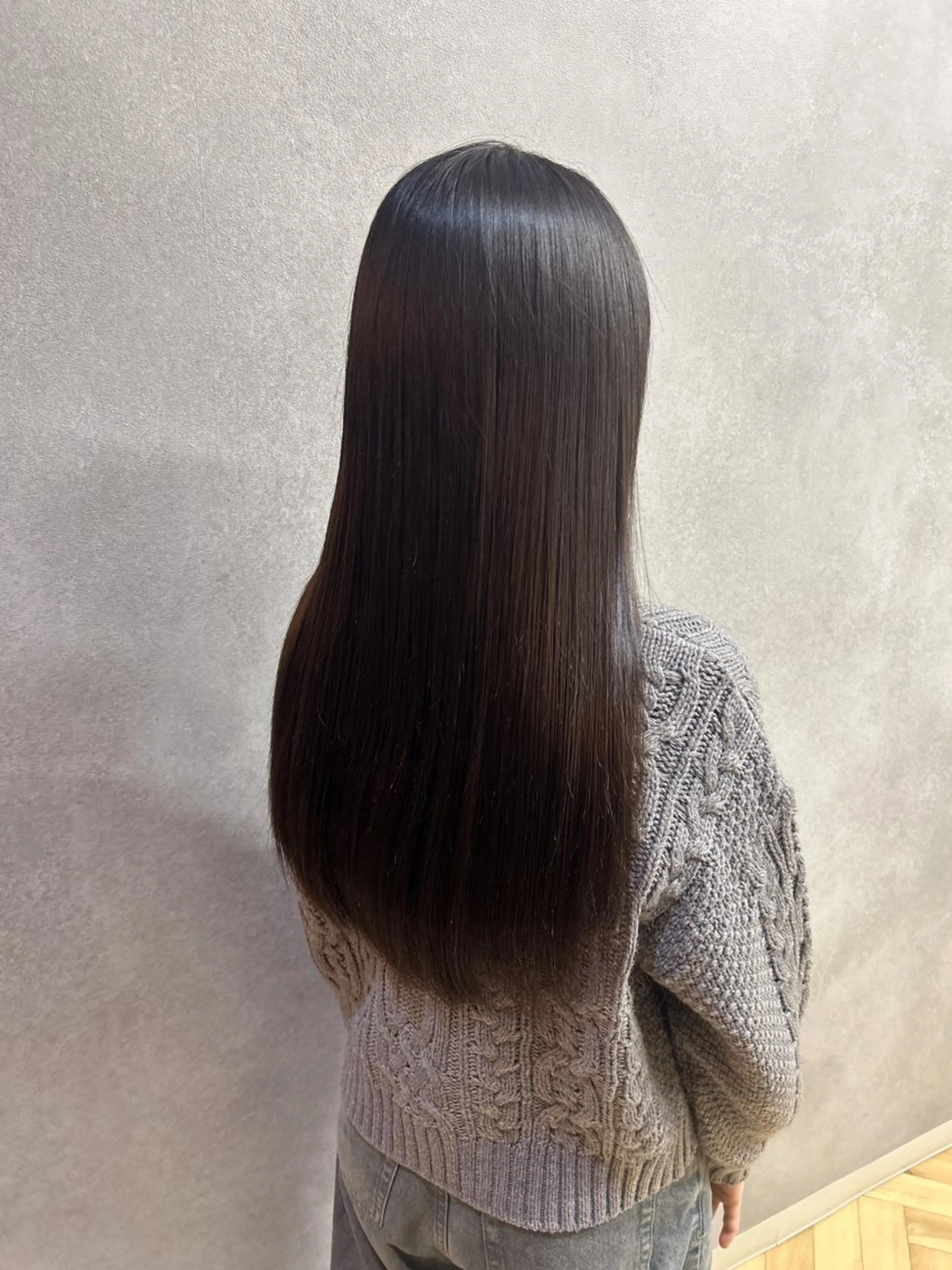 ミディアム カット 縮毛矯正 トリートメント 伶風 /髪質改善ストレートのヘアスタイル
