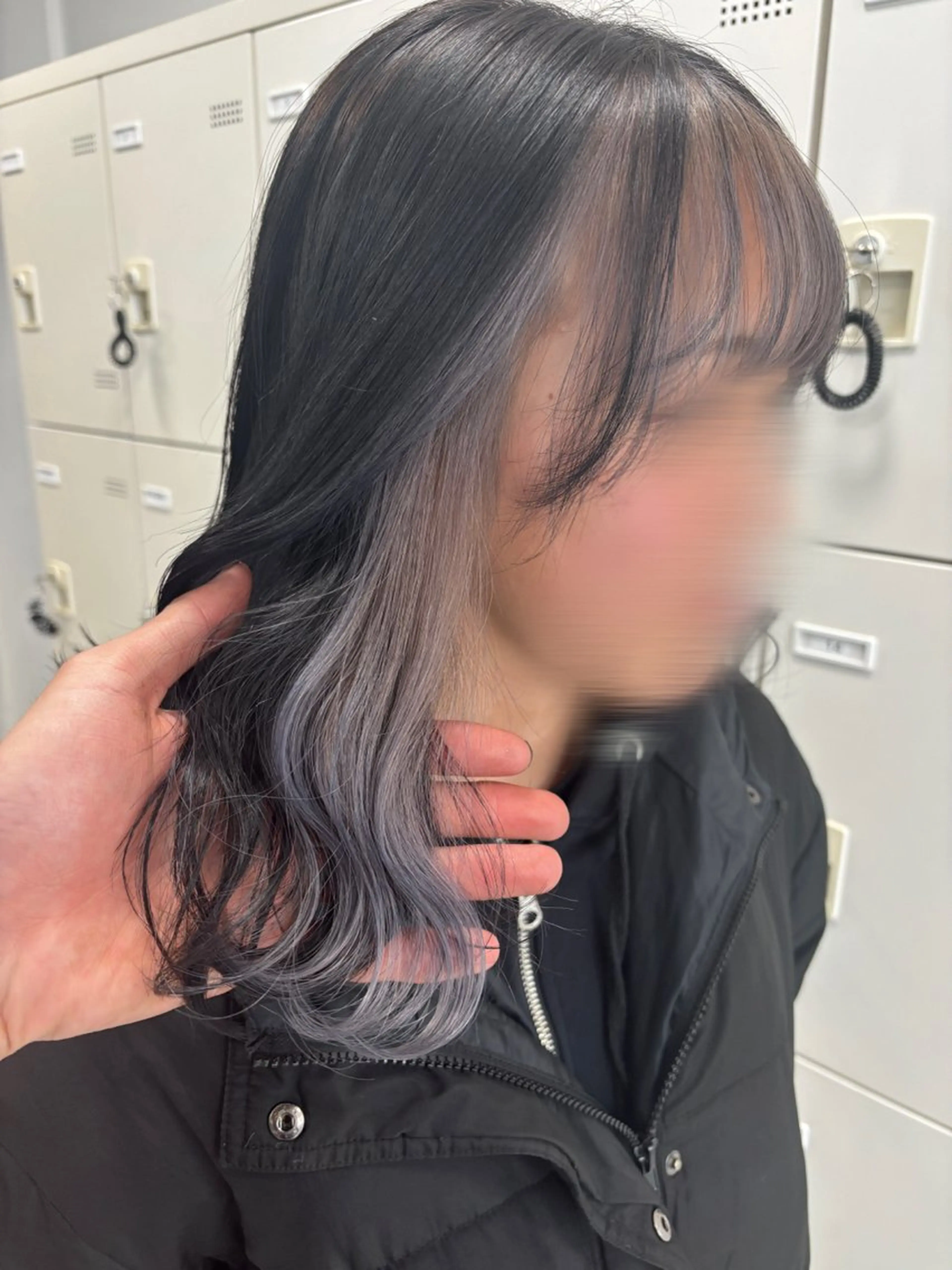 セミロング カラー ヘアカラー ヘッドスパ ヘアセット 斗和🫧天神/ハイ トーン／透明感カラーのヘアスタイル