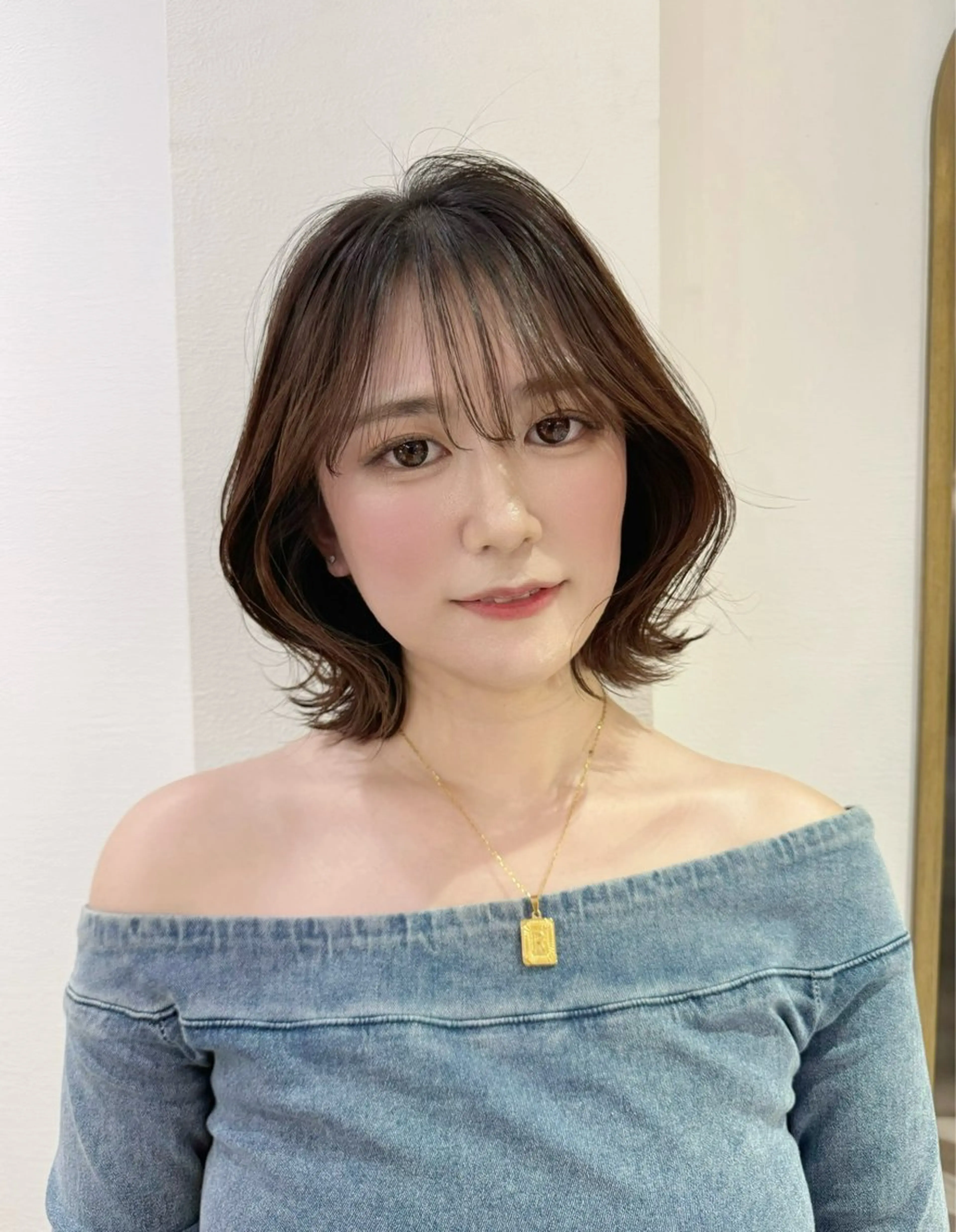 ショート カット ヘアカラー トリートメント 韓国ヘア/レイヤー/ 髪質改善🫧西田のヘアスタイル