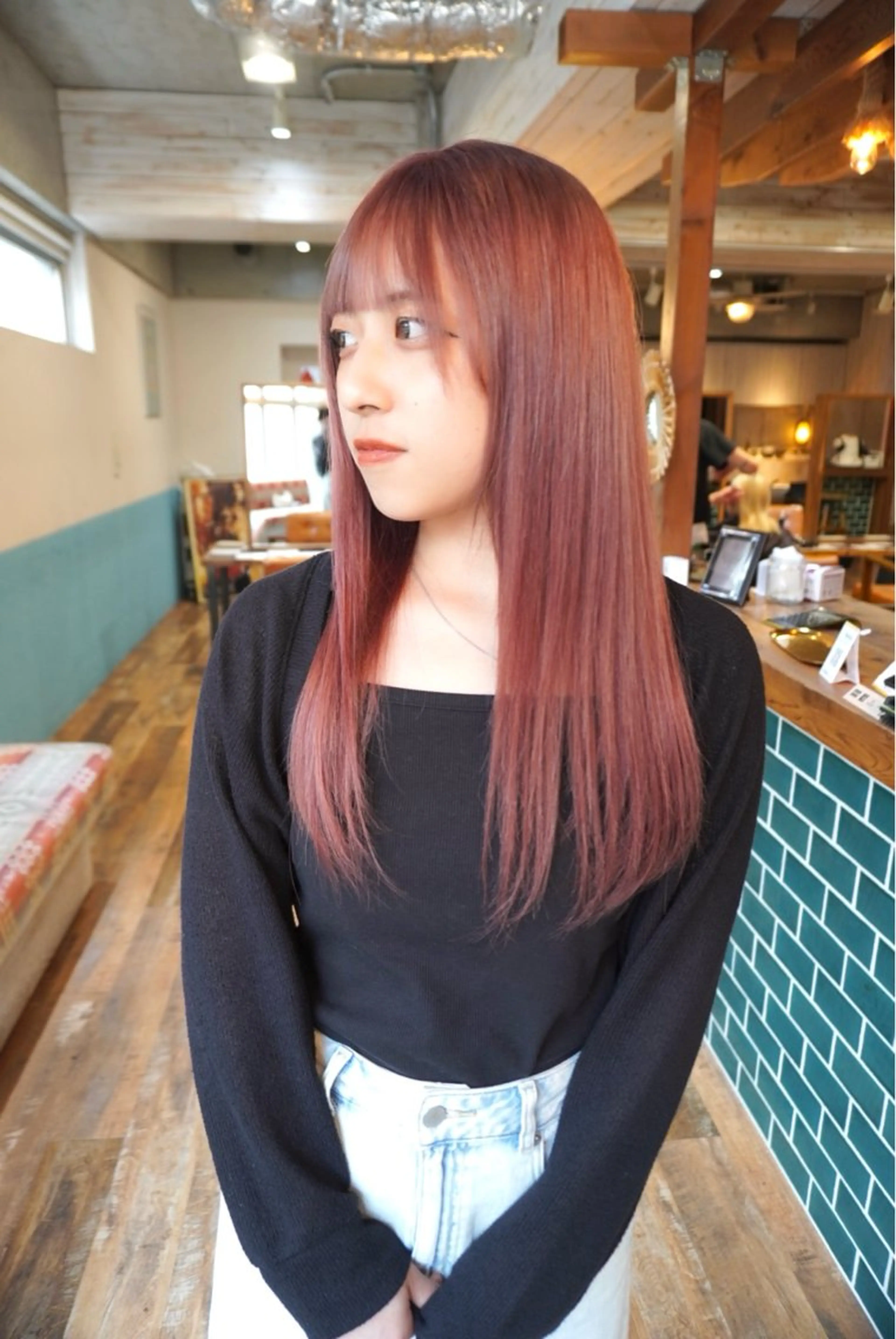 セミロング ヘアカラー トリートメント 💖カラー/ブリーチ 💖あつやのヘアスタイル