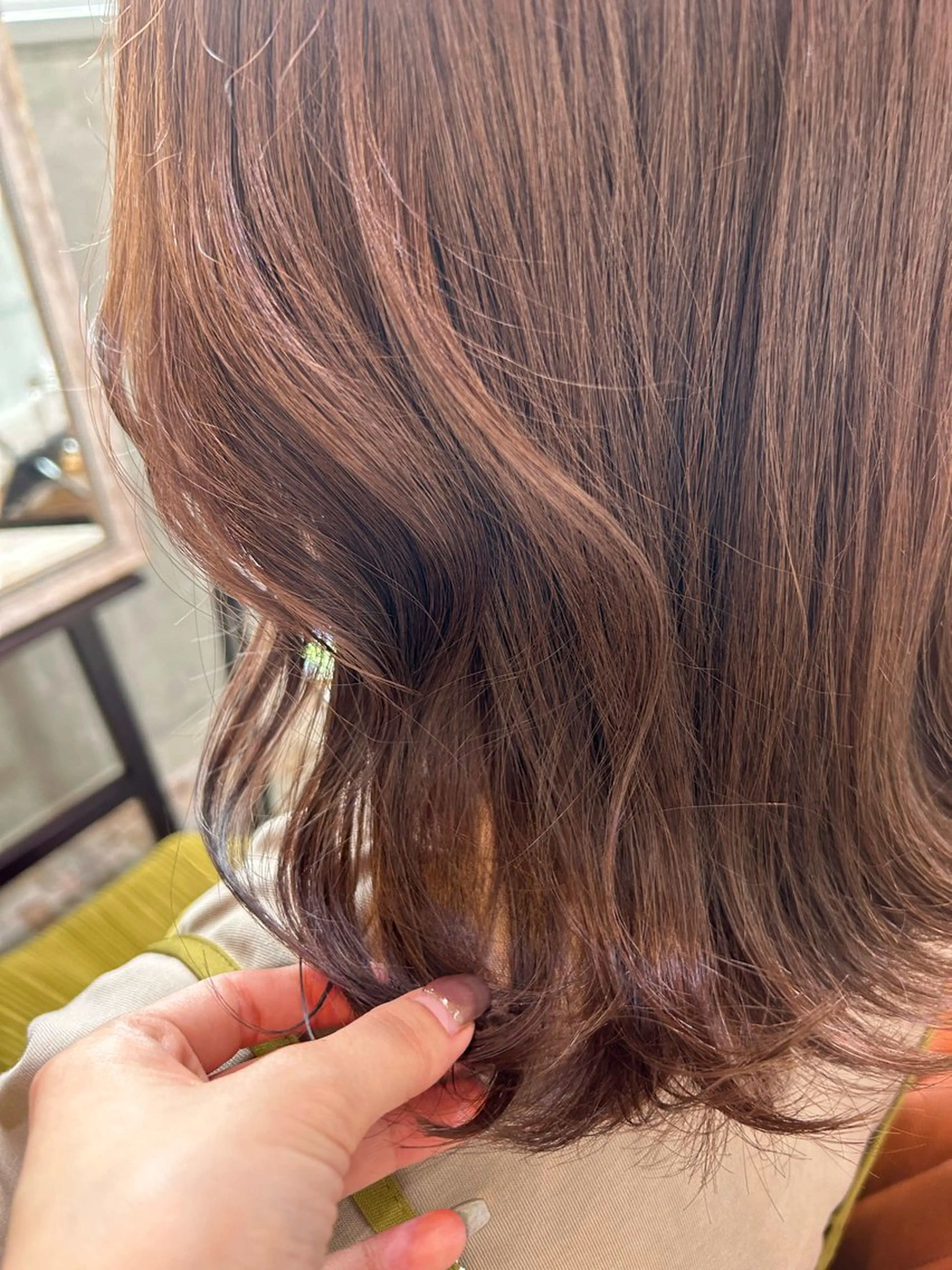 ミディアム ヘアカラー botan🎧♩ akaneのヘアスタイル