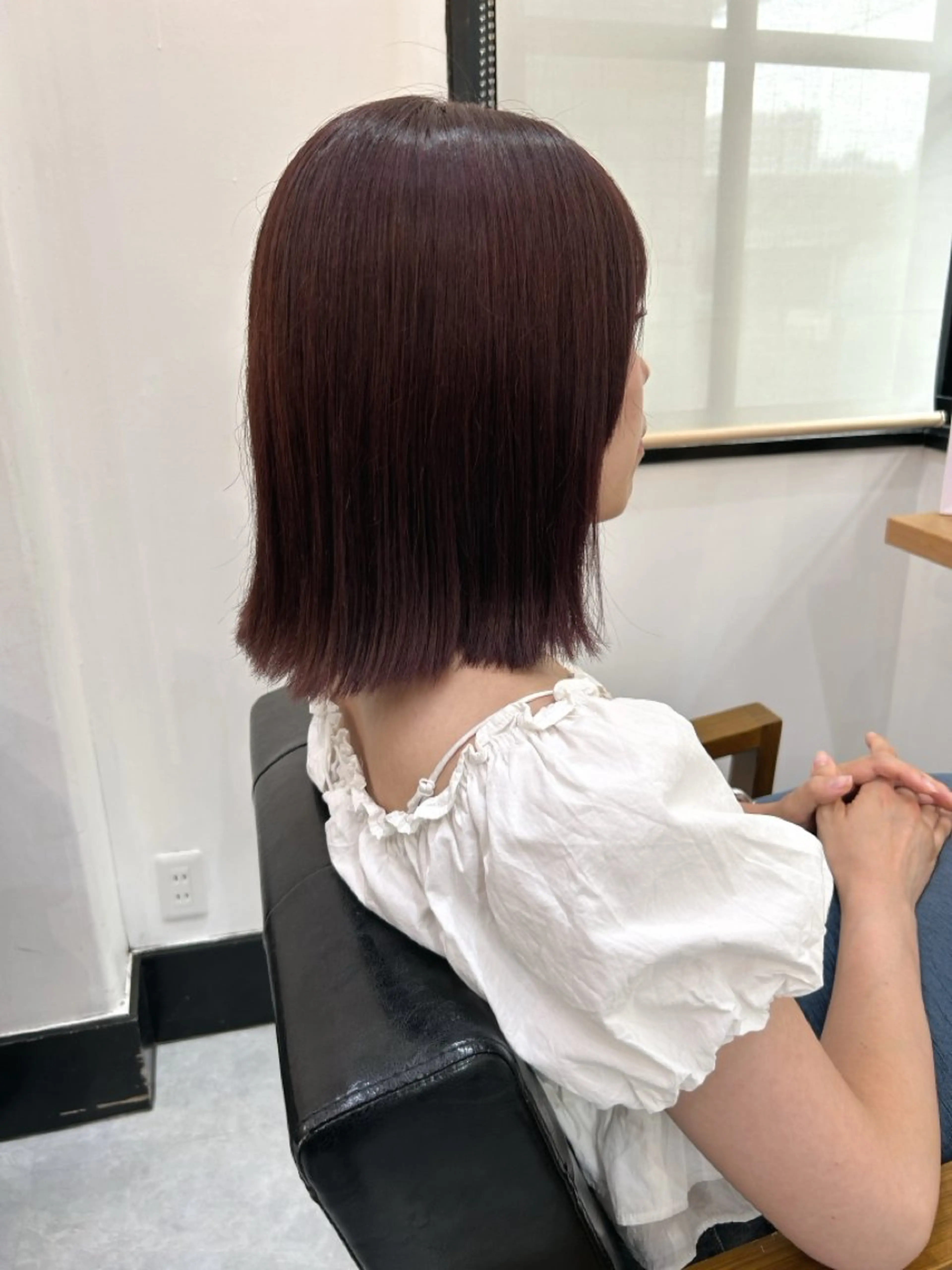 ミディアム カラー ヘアカラー CARICIA 白木 由里加のヘアスタイル