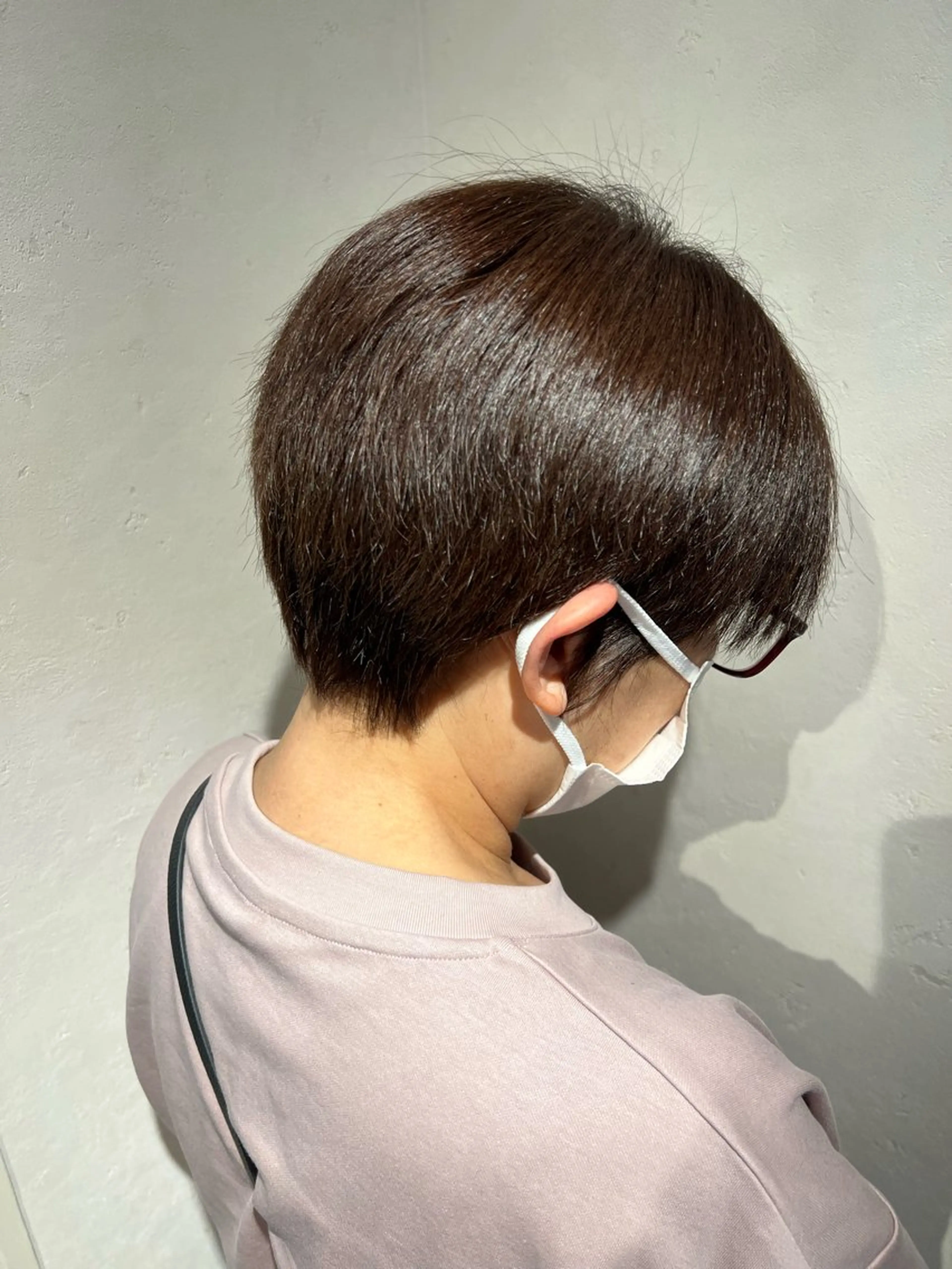 ショート カット ヘアカラー トリートメント 吉田 眞のヘアスタイル