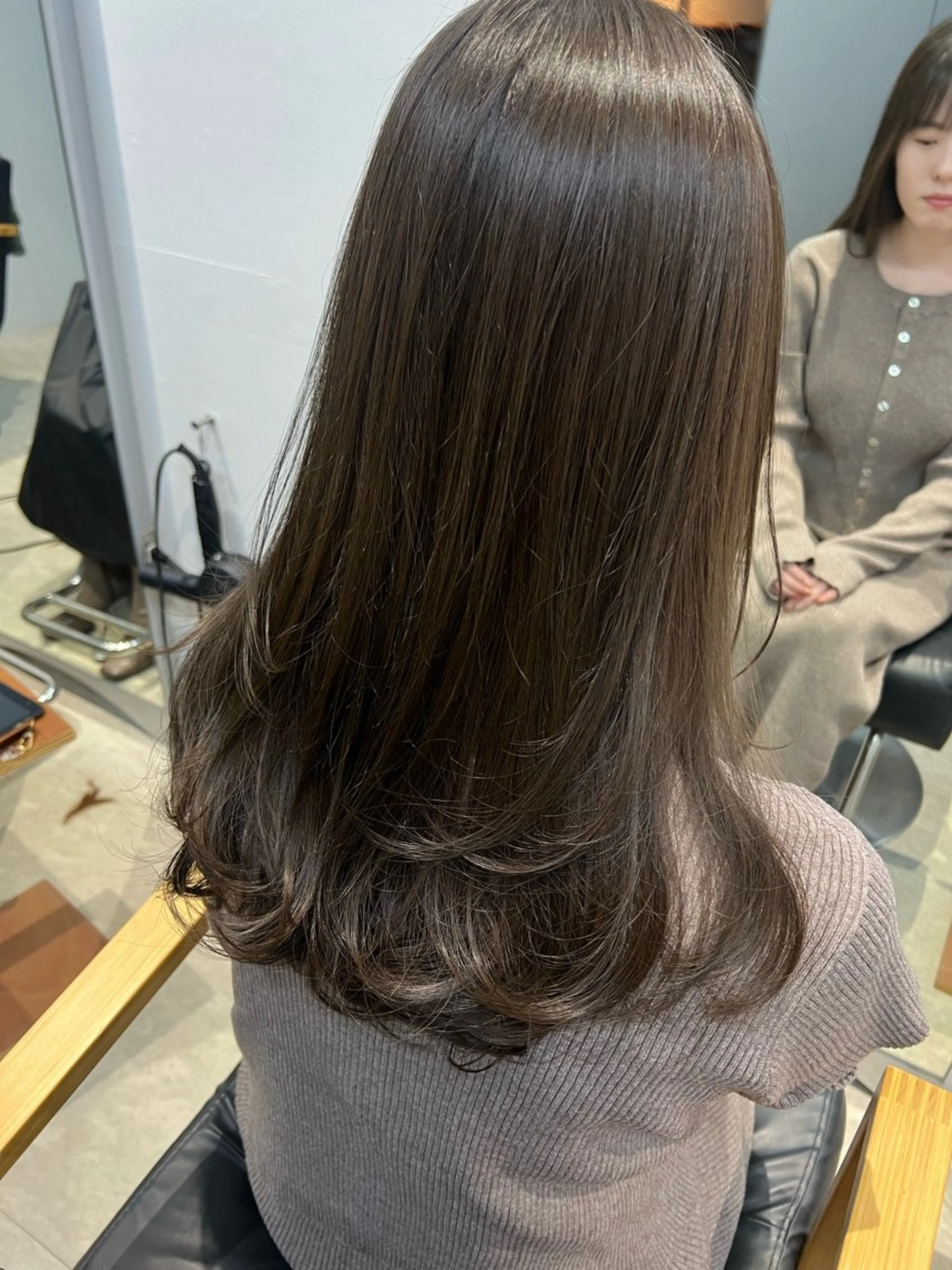 ロング カラー カット ヘアカラー le'a所属・谷町/Le'a /竹原詩緒奈のヘアスタイル