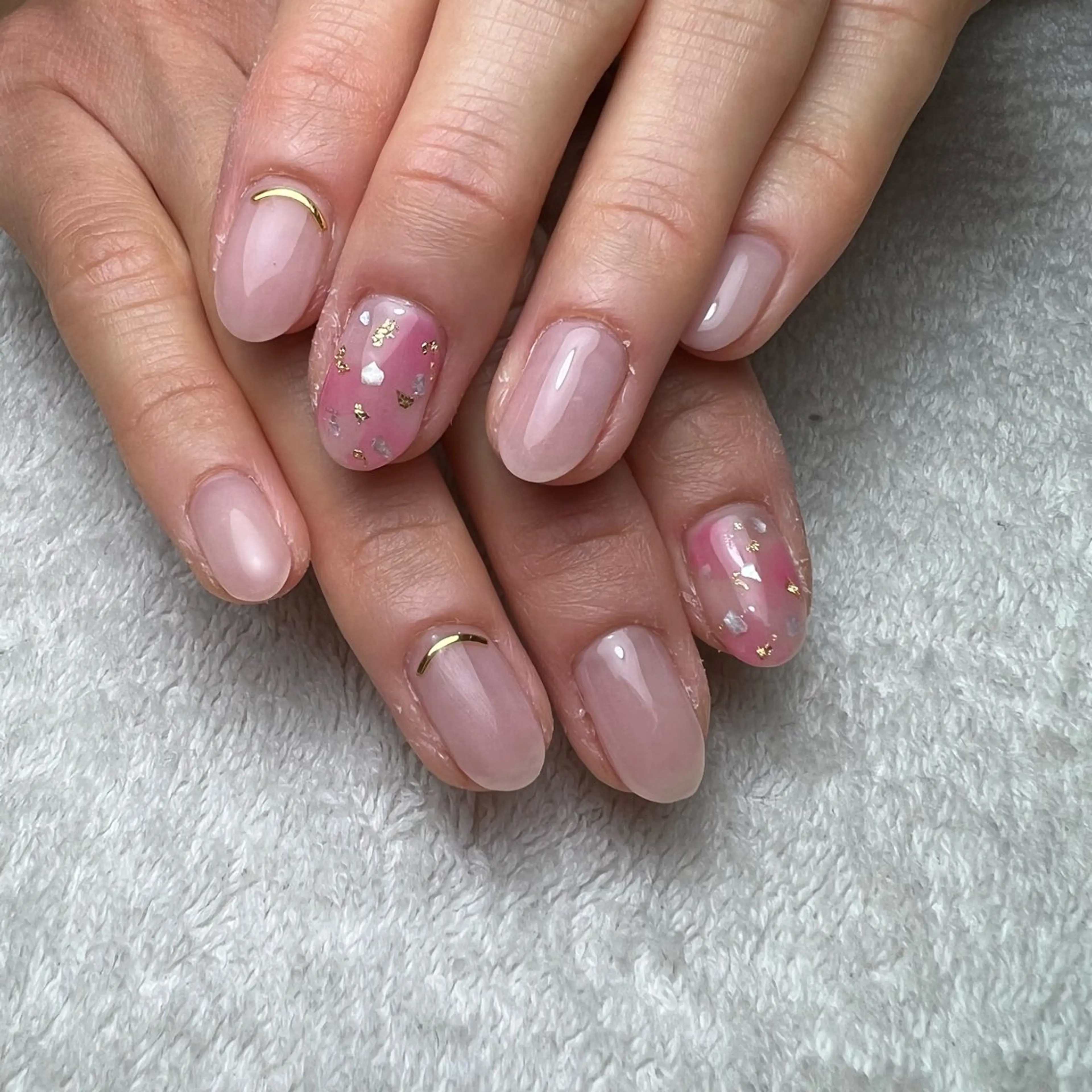 ネイル ピンク ハンドネイル COCO+所属・COCO +のエステ・リラクイメージ