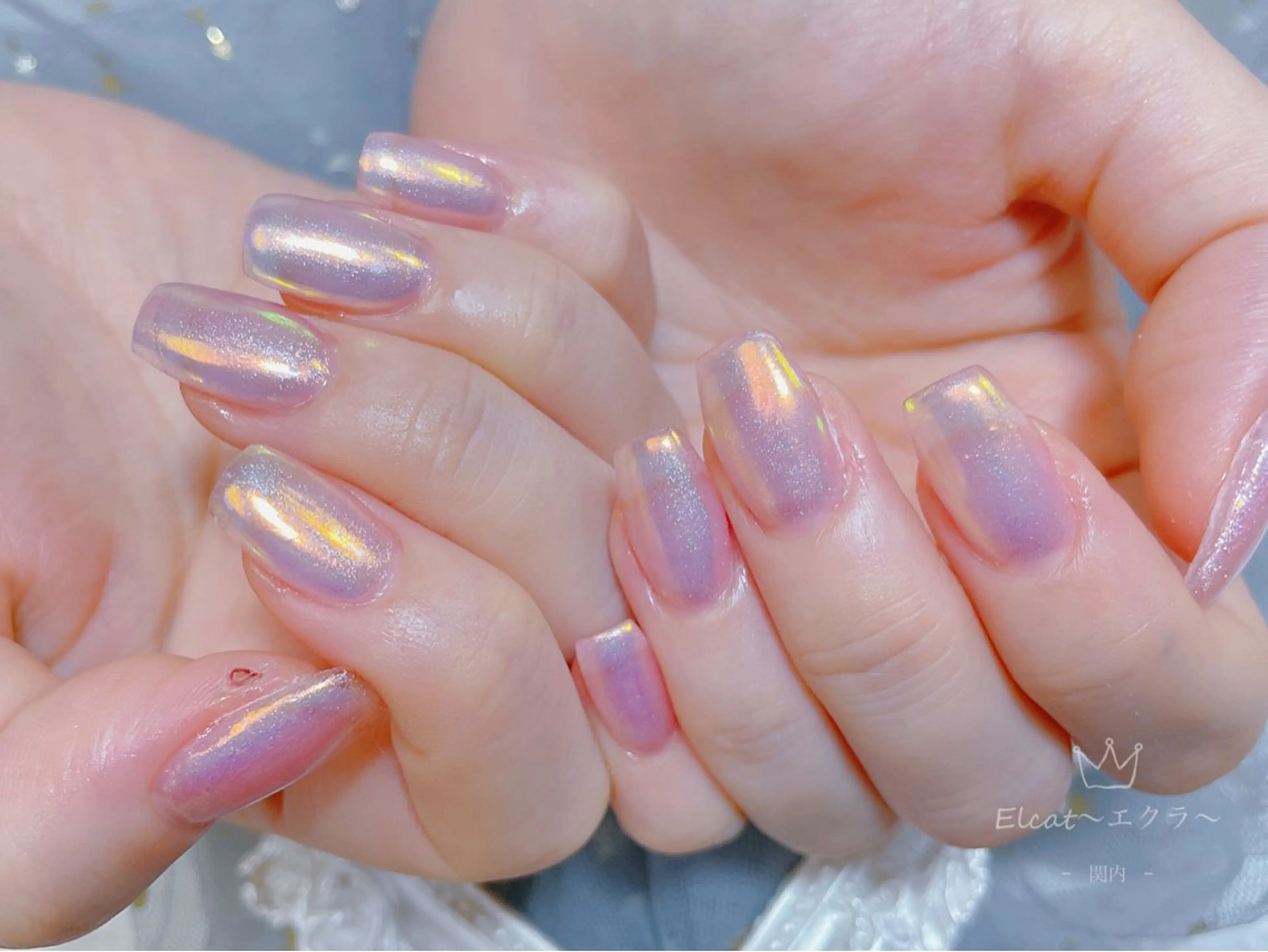 ネイル マグネットネイル ミラーネイル ネイルサロンエクラ 🫧Shizukaのネイルデザイン