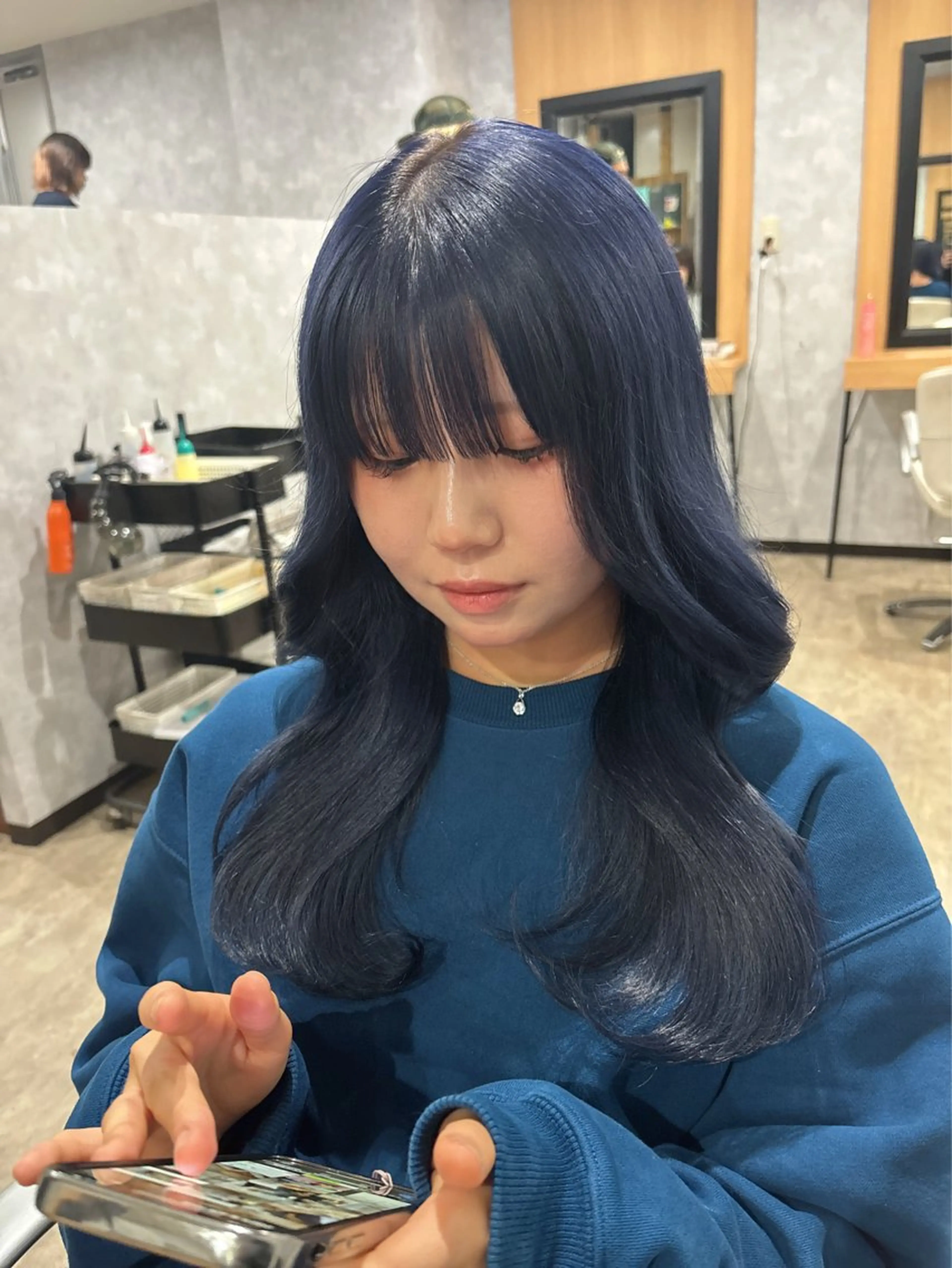 カラー カット ヘアカラー トリートメント 艶髪/ダブル カラー/リョウのヘアスタイル