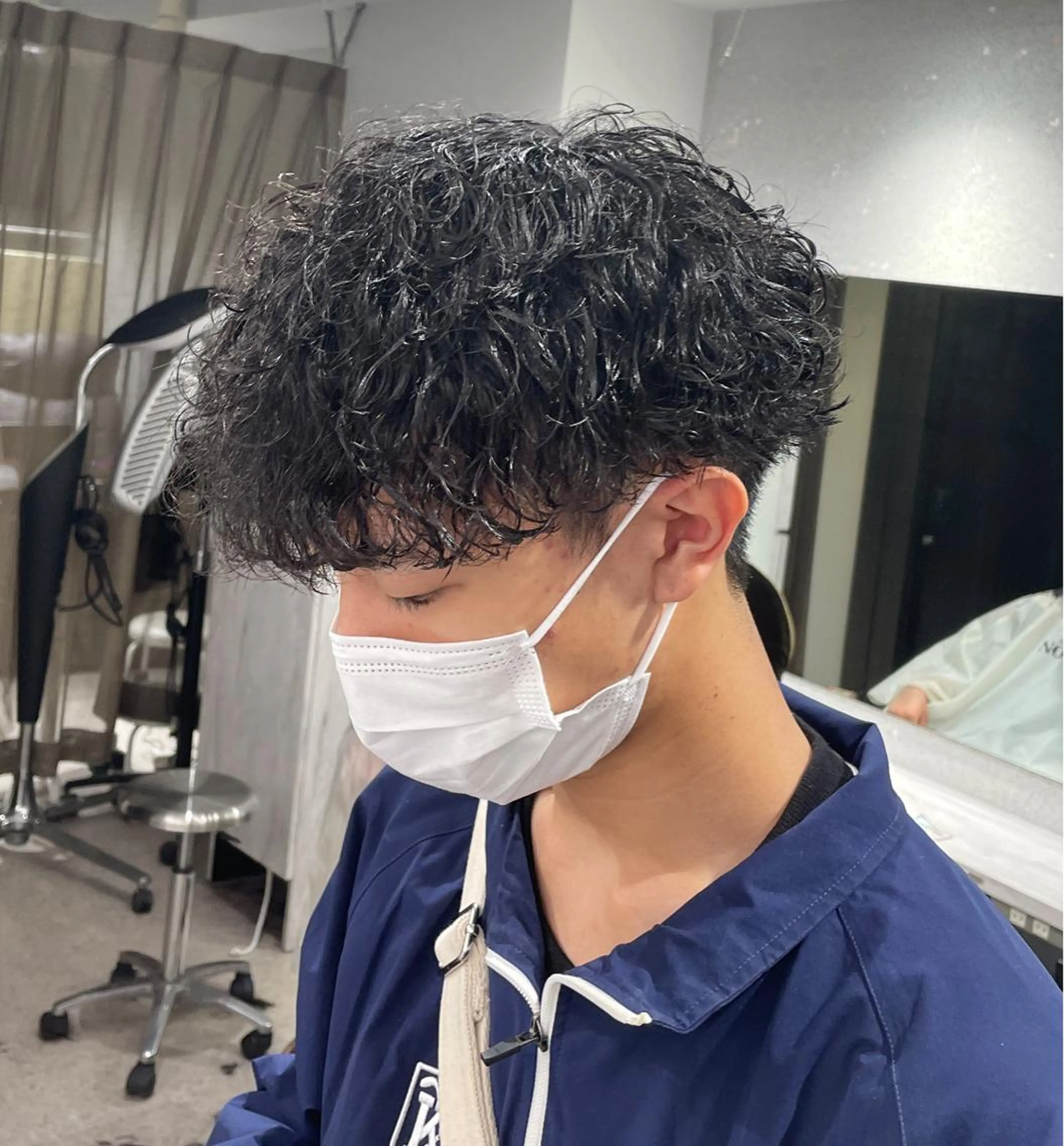 パーマ メンズ カット パーマ メンズスタイリスト✨ 助川龍哉のヘアスタイル