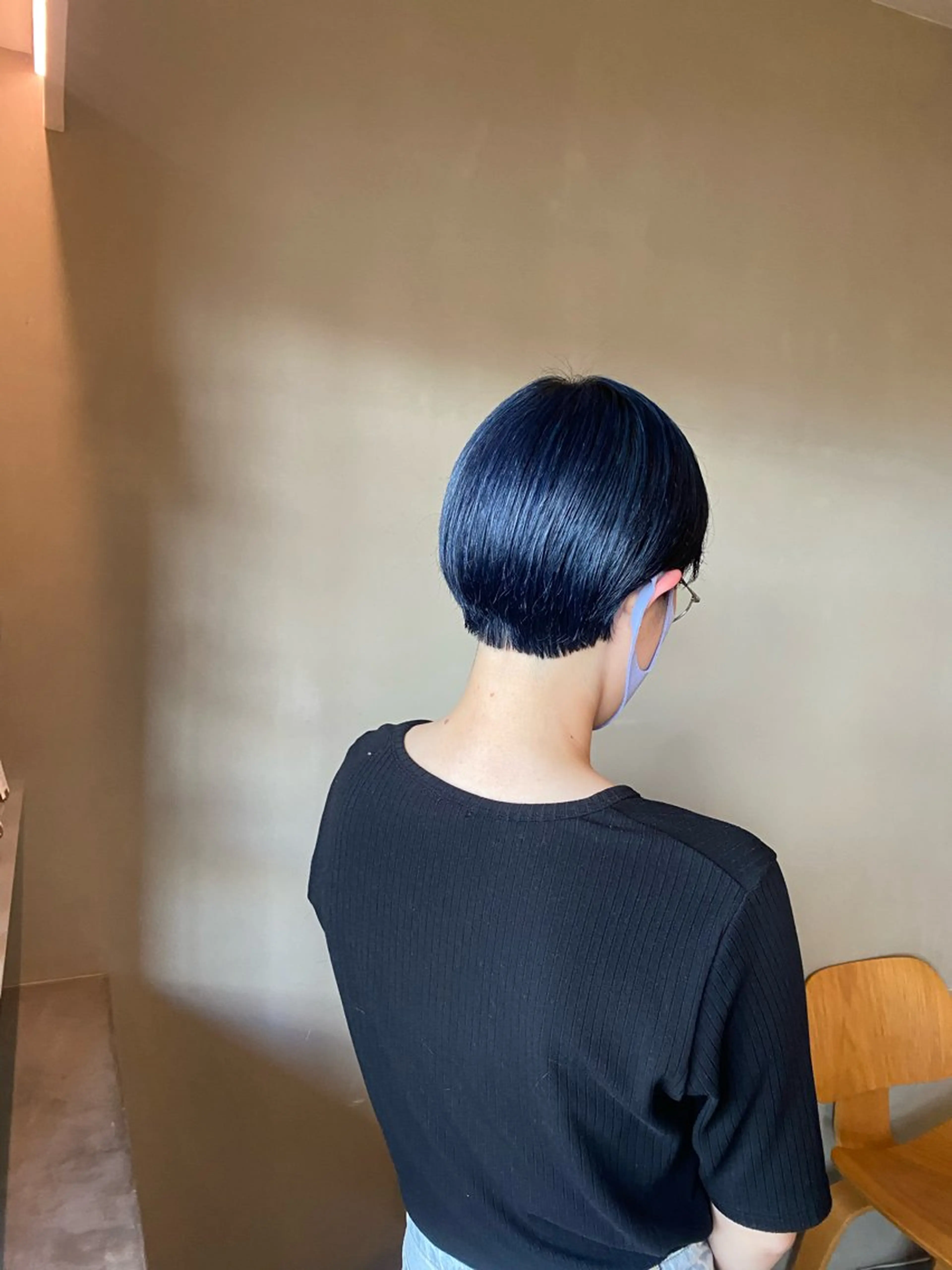 カラー ブルーカラー ネイビーカラー Takahashi Noa🍊のヘアスタイル