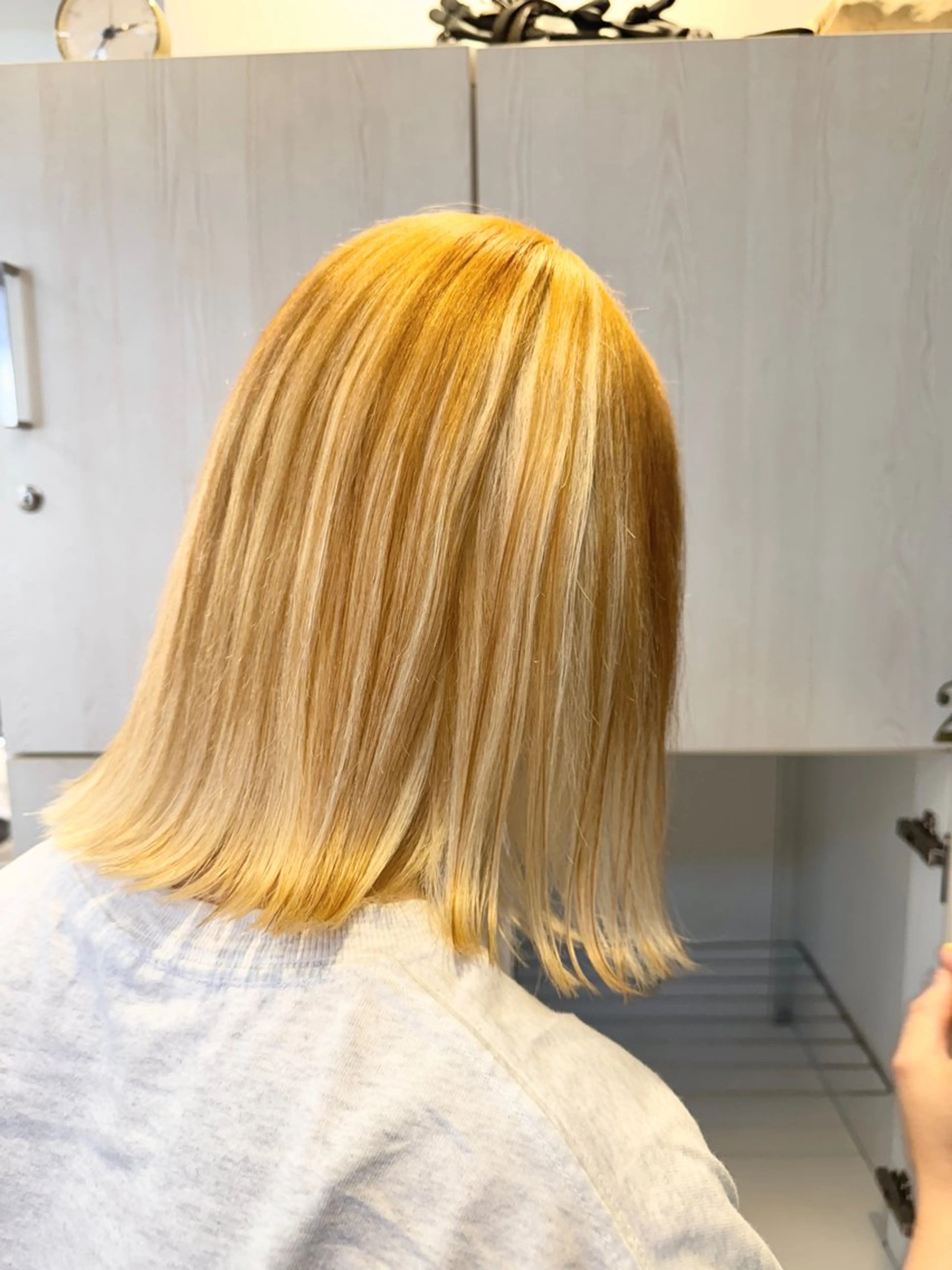 ミディアム カラー ヘアカラー トリートメント 透明感 カラー💎umiのヘアスタイル