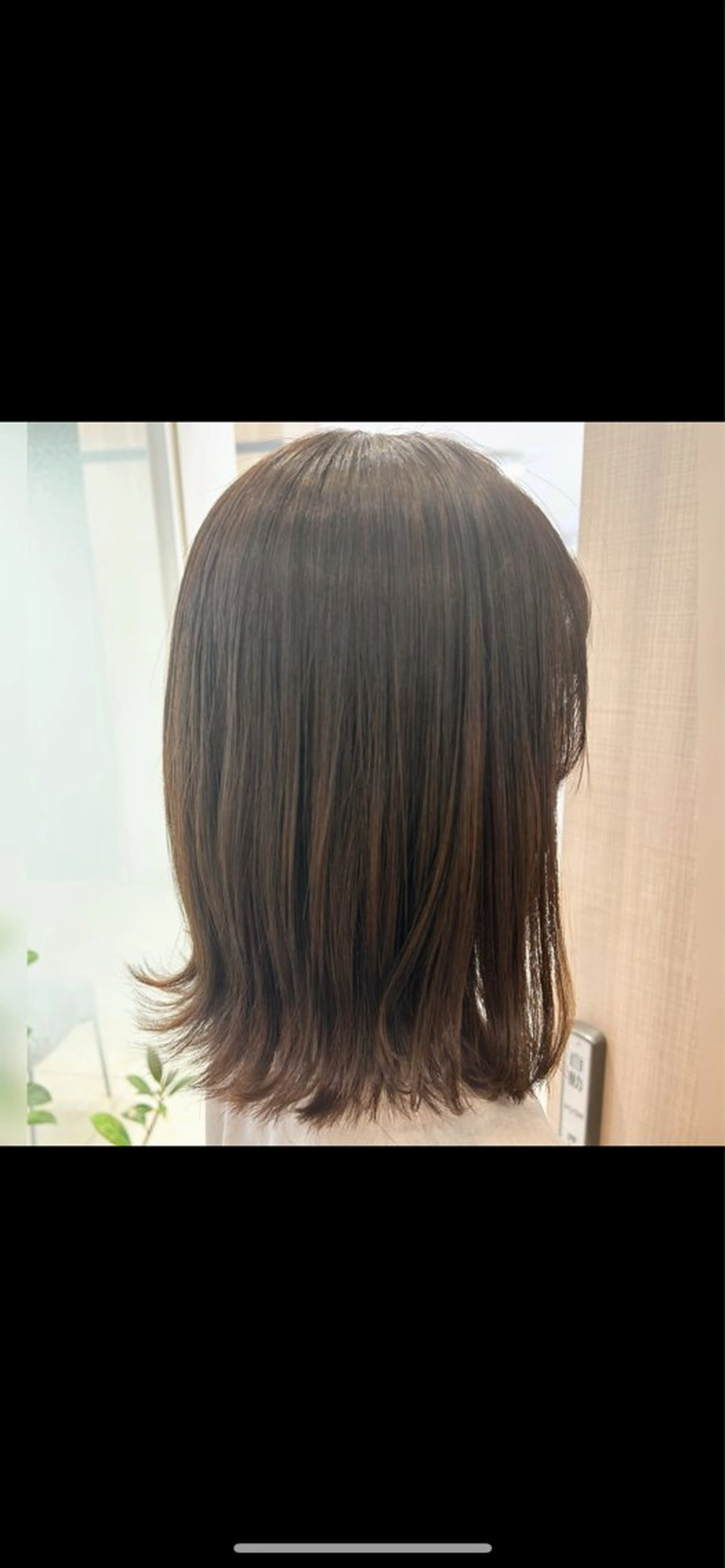 ミディアム カラー 艶質改善/縮毛矯正 ササキナツミのヘアスタイル