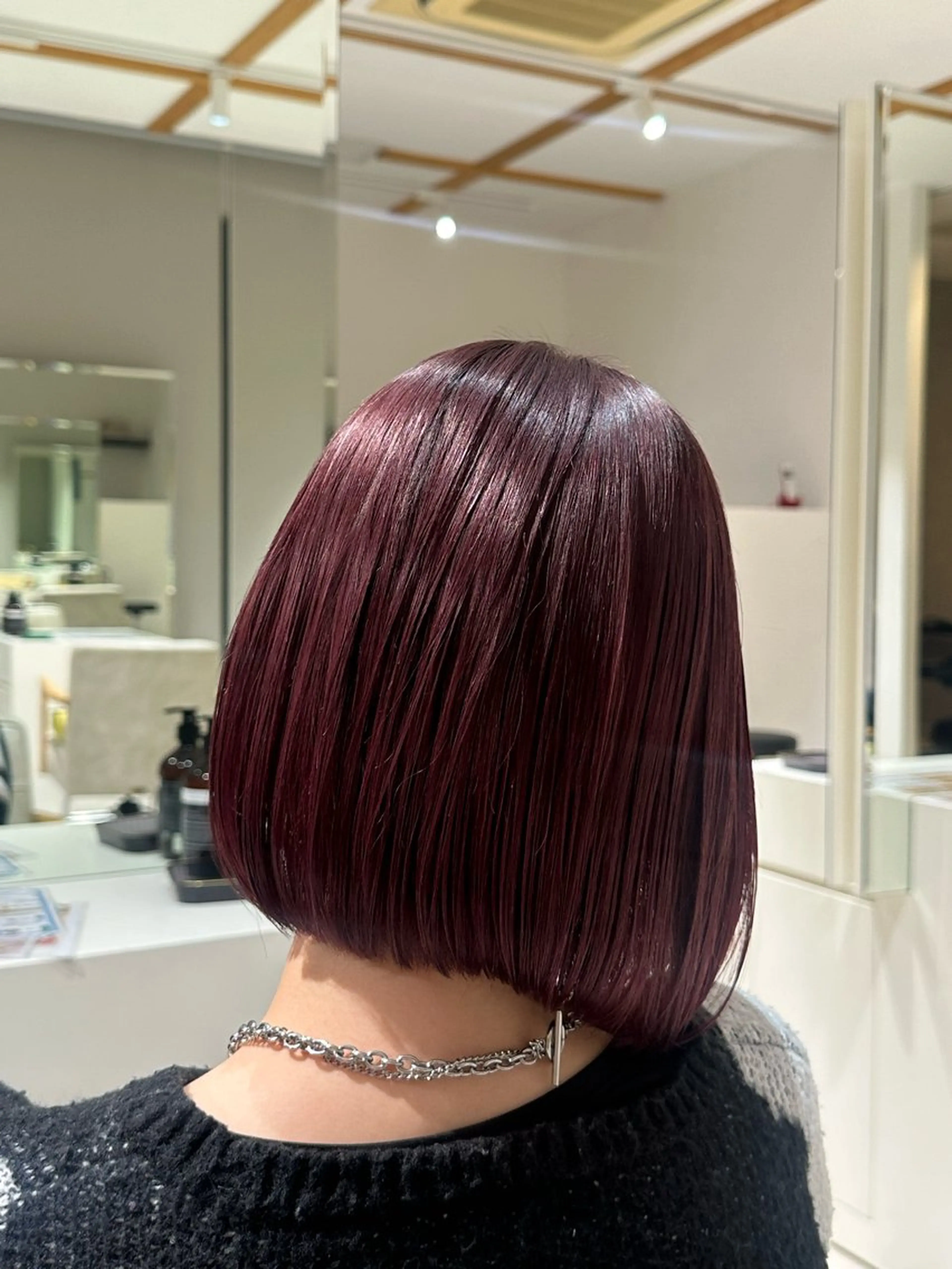 ミディアム ヘアカラー トリートメント ショート/ボブ 酒井駿介のヘアスタイル