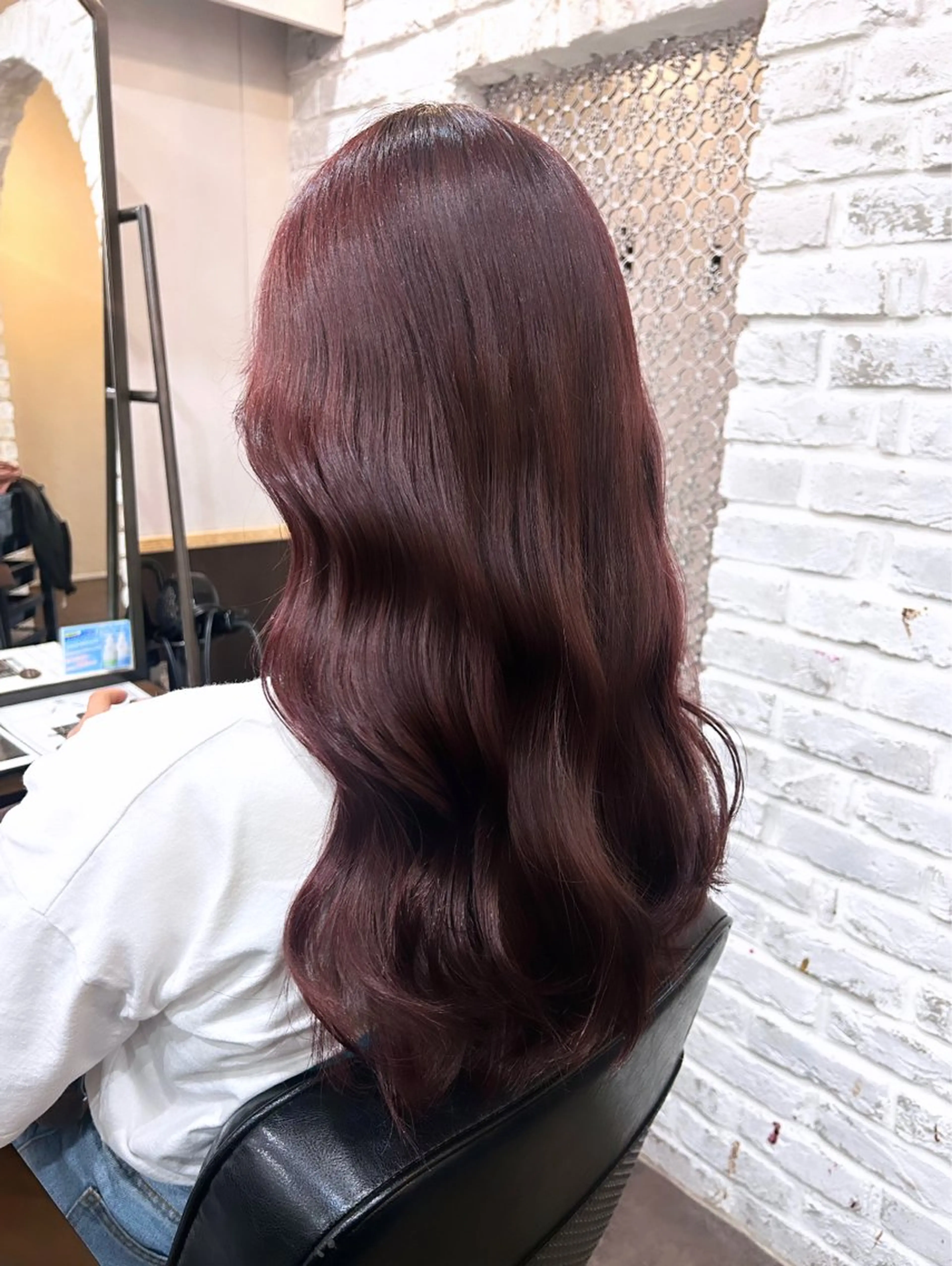 ロング カラー カット ヘアカラー トリートメント 🦄🩵YUNA 🩵🦄のヘアスタイル