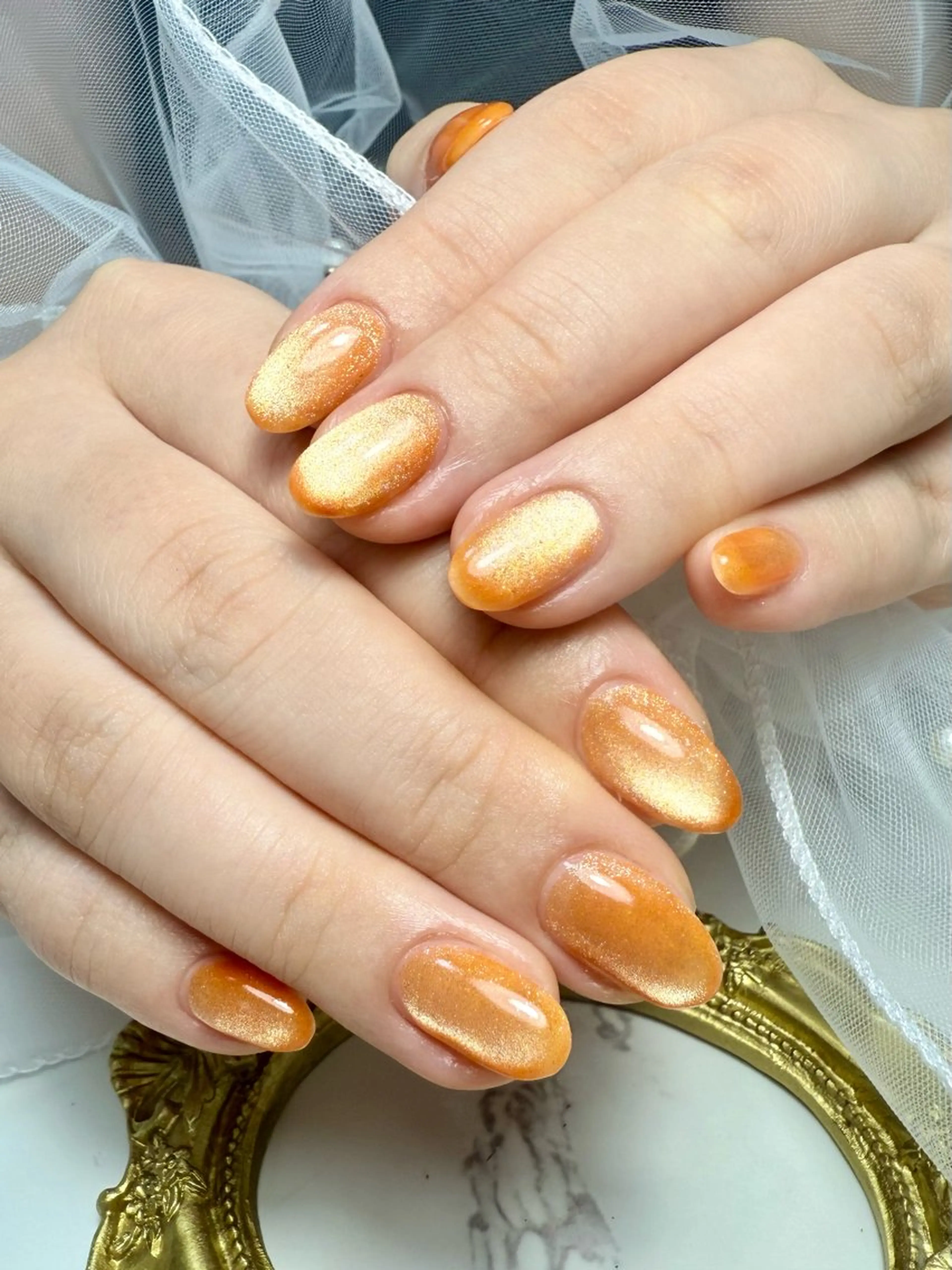 ネイル アートネイル チークネイル フレンチネイル 氷ネイル・うるうるネイル キラキラネイル M.N_ nailのネイルデザイン
