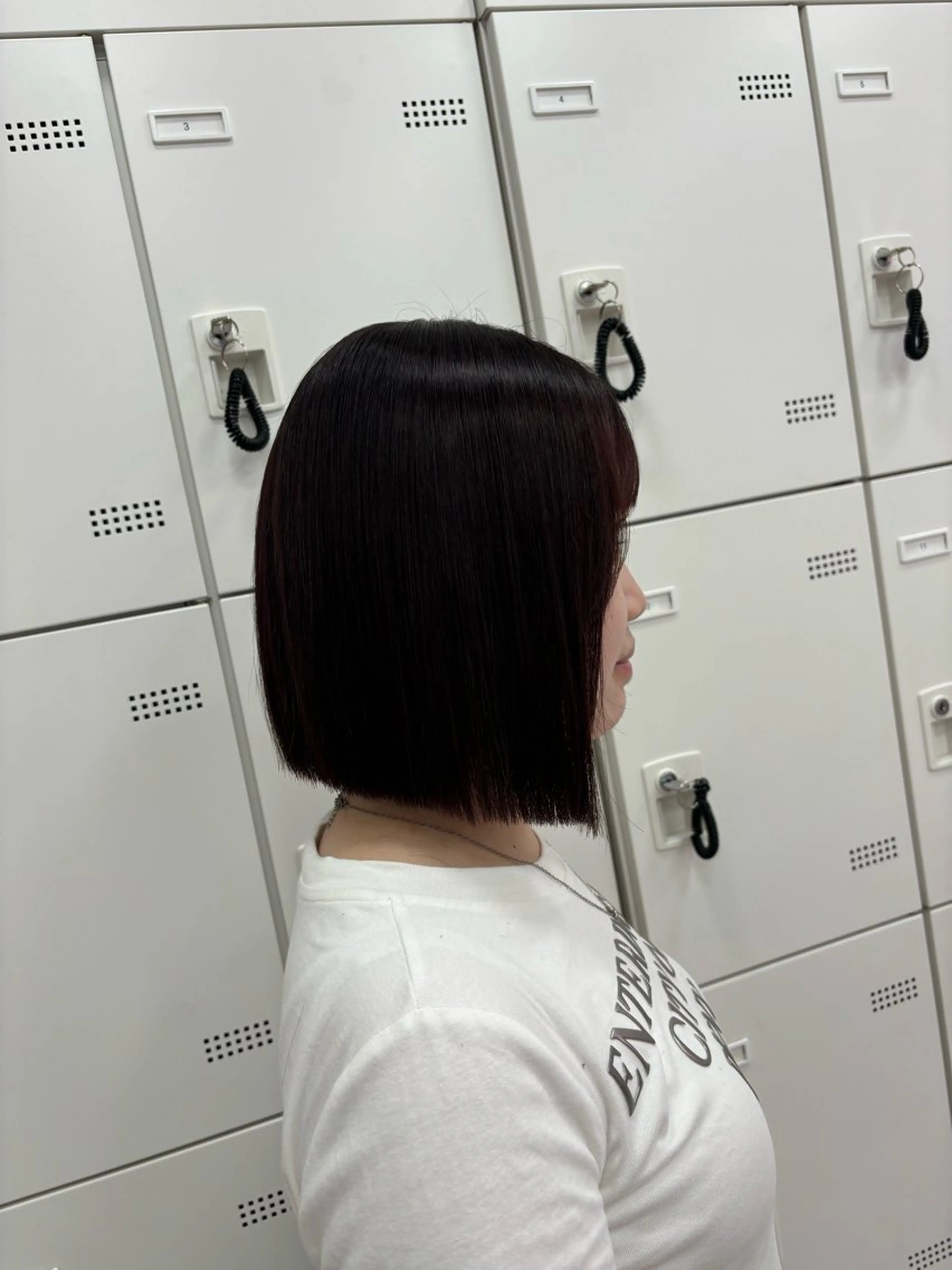 ミディアム カット トリートメント ヘッドスパ ヘアセット 韓国レイヤー ハッシュカットのヘアスタイル